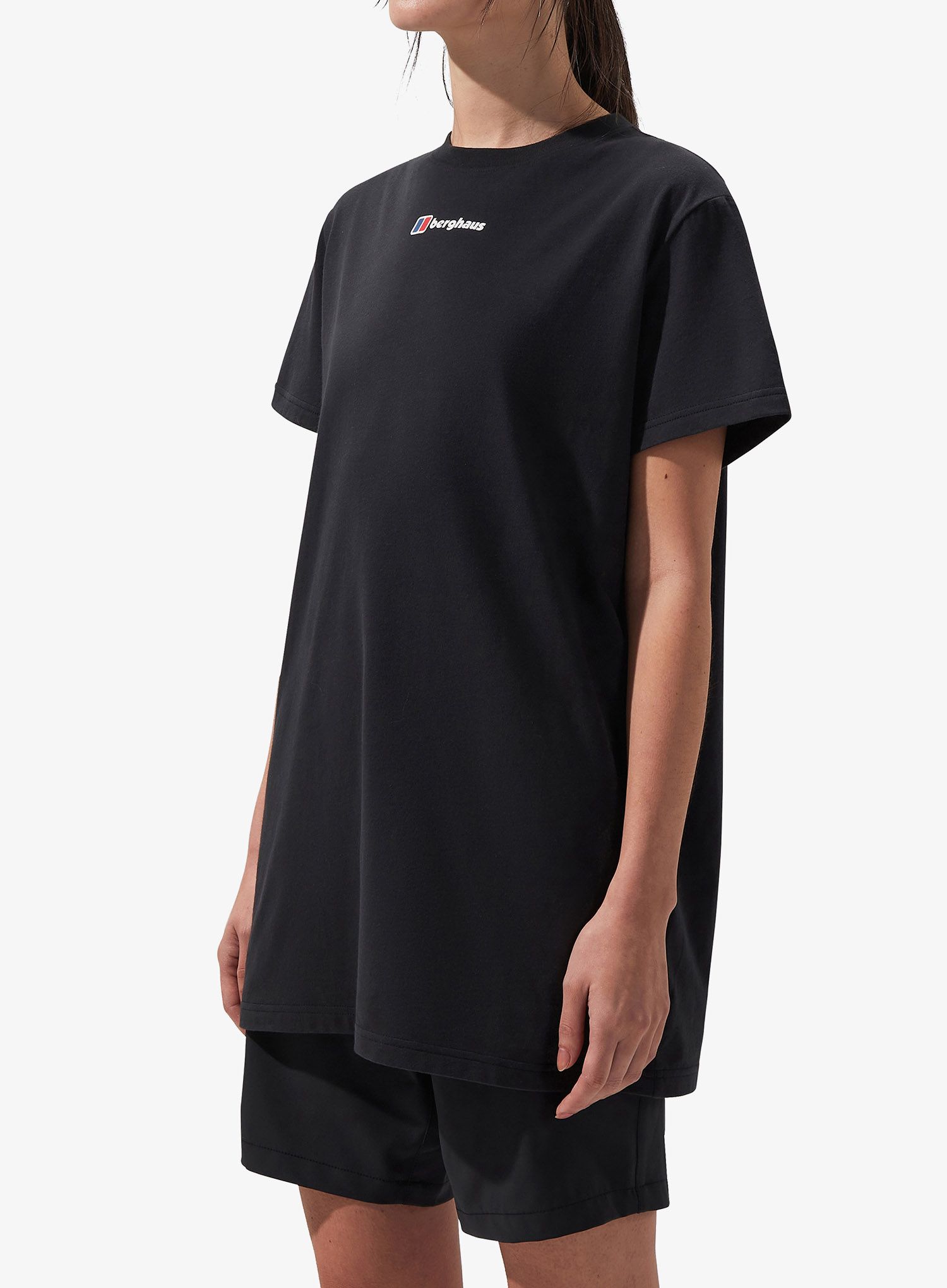 Дамска памучна тениска Berghaus Boyfriend Lineation SS Tee - black/black