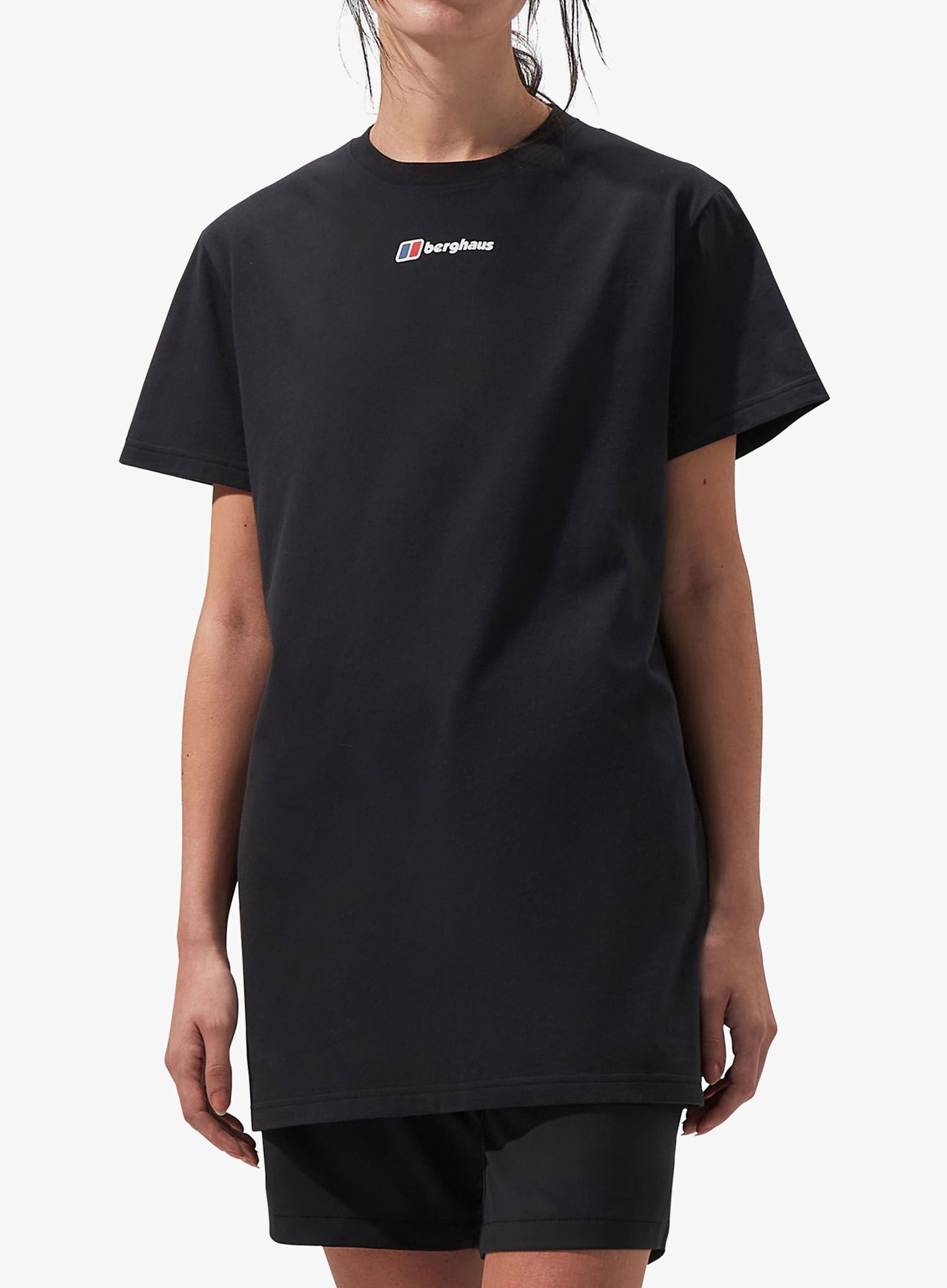 Дамска памучна тениска Berghaus Boyfriend Lineation SS Tee - black/black