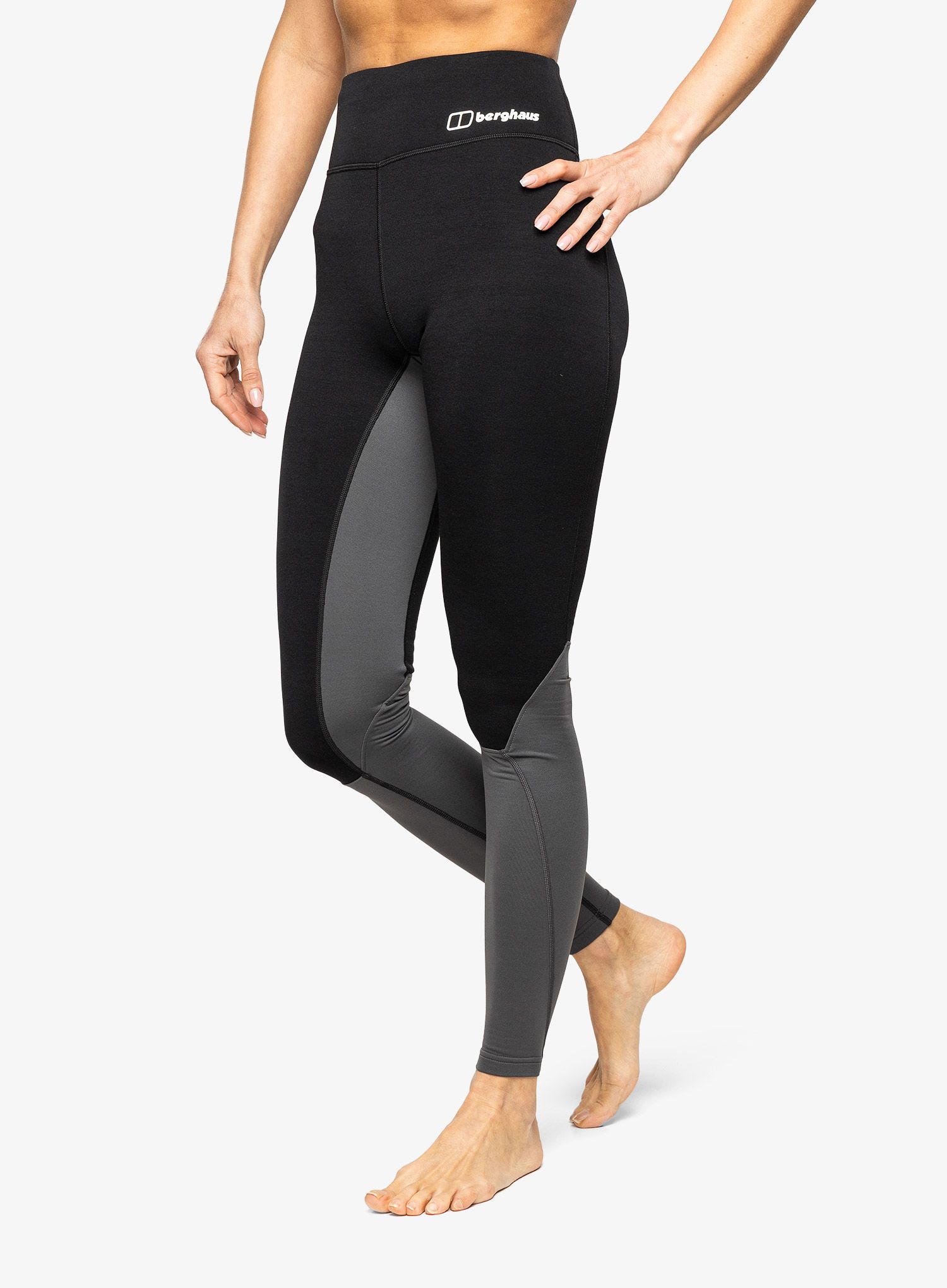 Дамски клин Berghaus MTN Seeker ST Legging - jet black/grey pinstripe