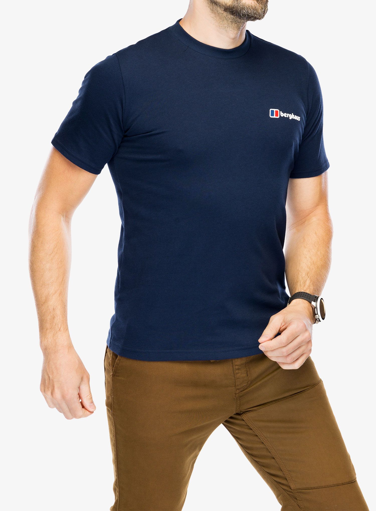 Тениска с щампа Berghaus Mtn Lineation SS Tee - dusk