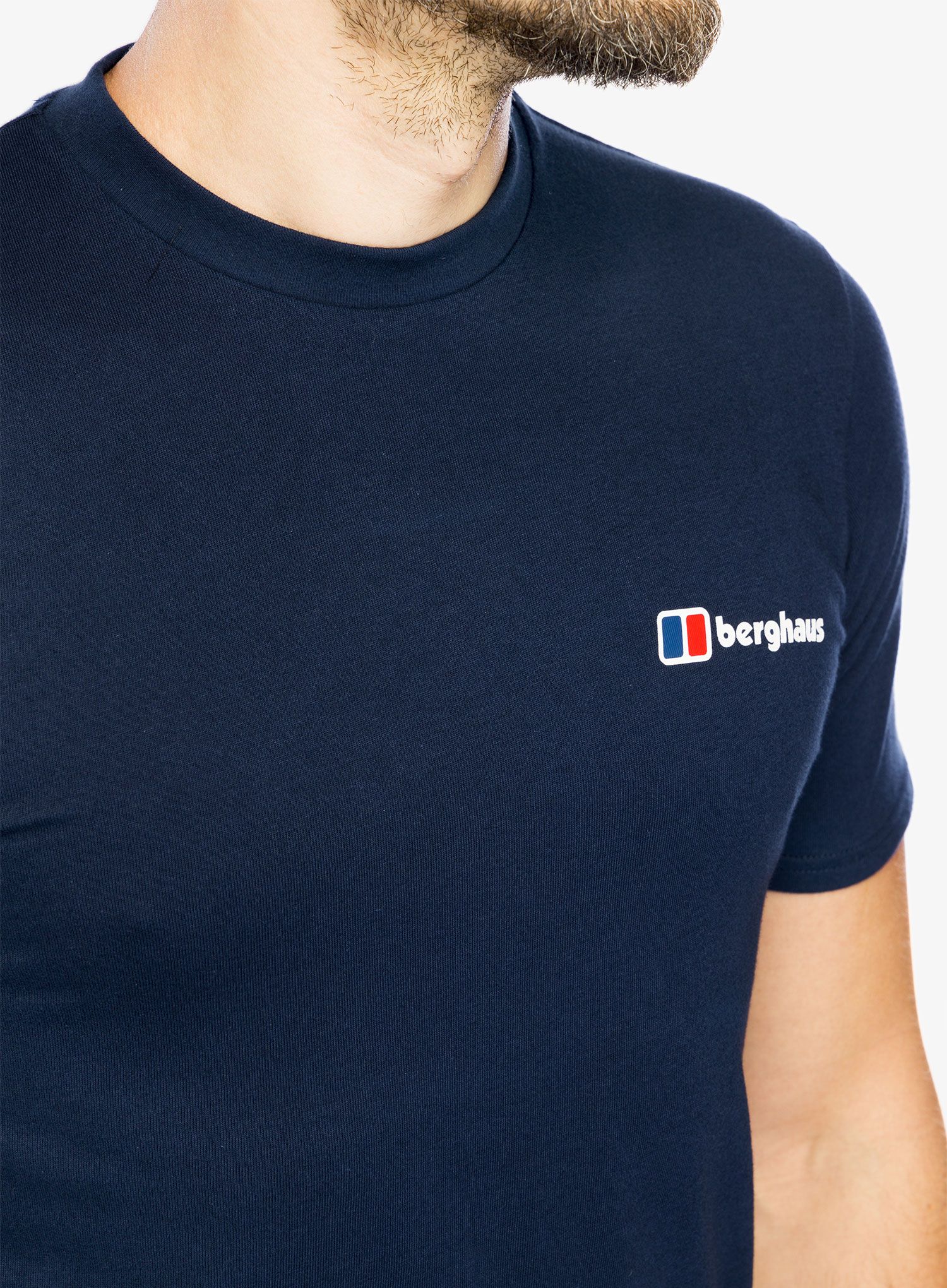 Тениска с щампа Berghaus Mtn Lineation SS Tee - dusk