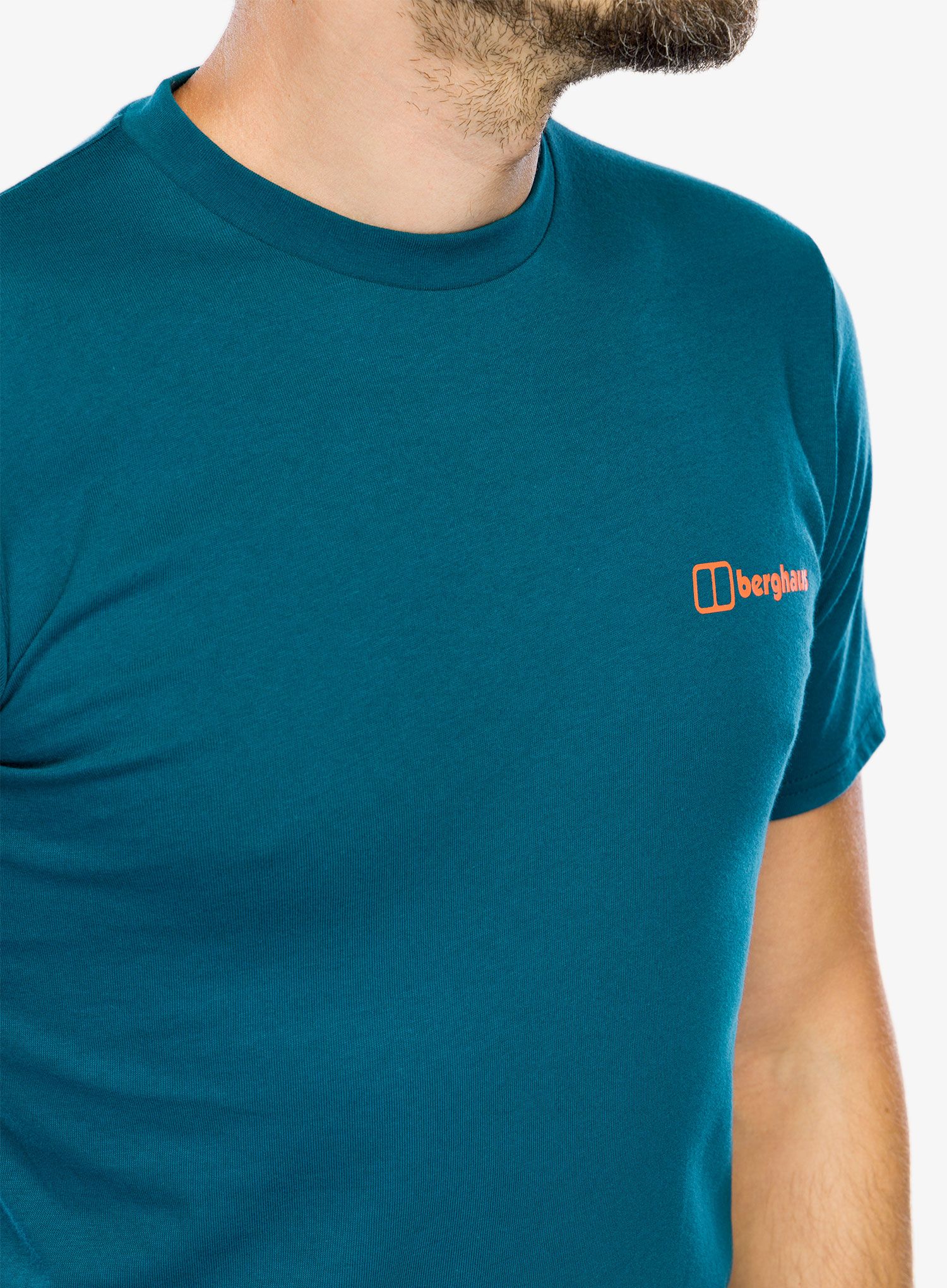 Тениска с щампа Berghaus Mtn Silhouette SS Tee - deep ocean