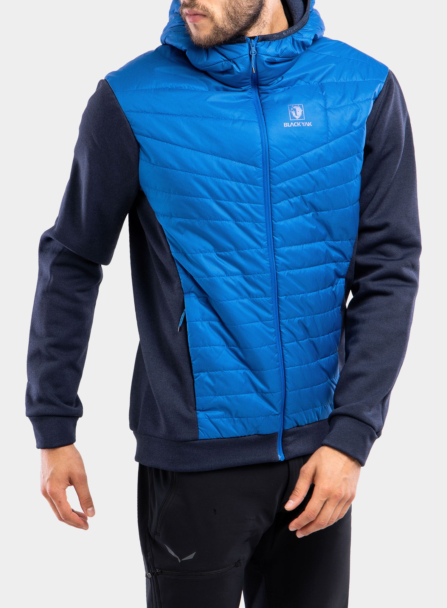 Хибридно яке BlackYak Burlina Hoody - snorkel blue