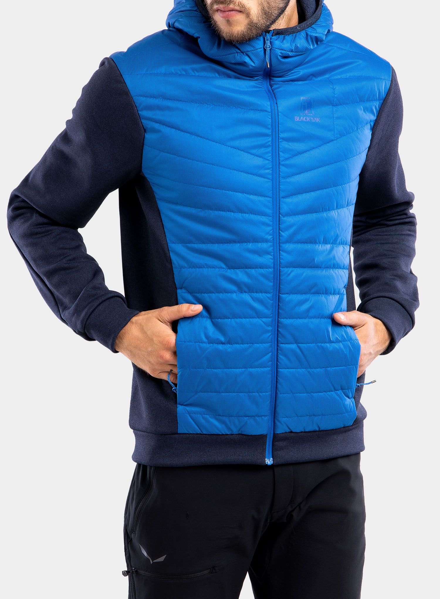 Хибридно яке BlackYak Burlina Hoody - snorkel blue