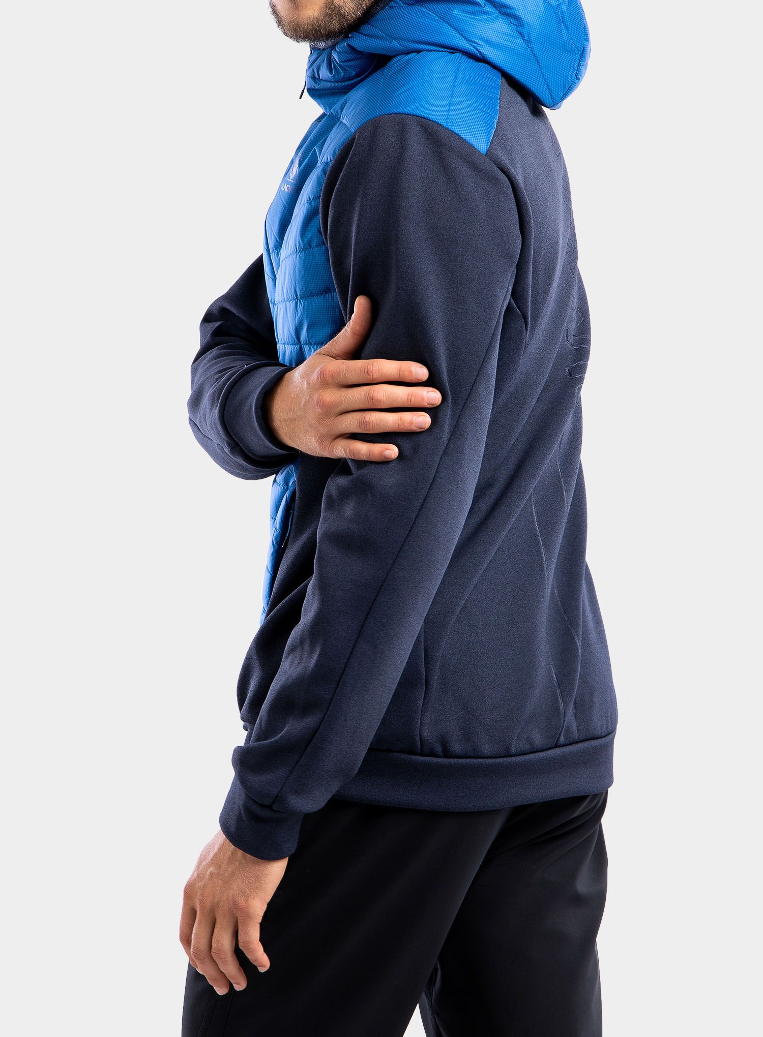 Хибридно яке BlackYak Burlina Hoody - snorkel blue