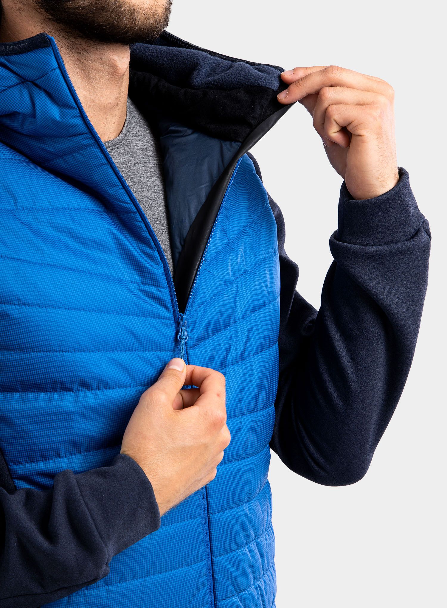 Хибридно яке BlackYak Burlina Hoody - snorkel blue