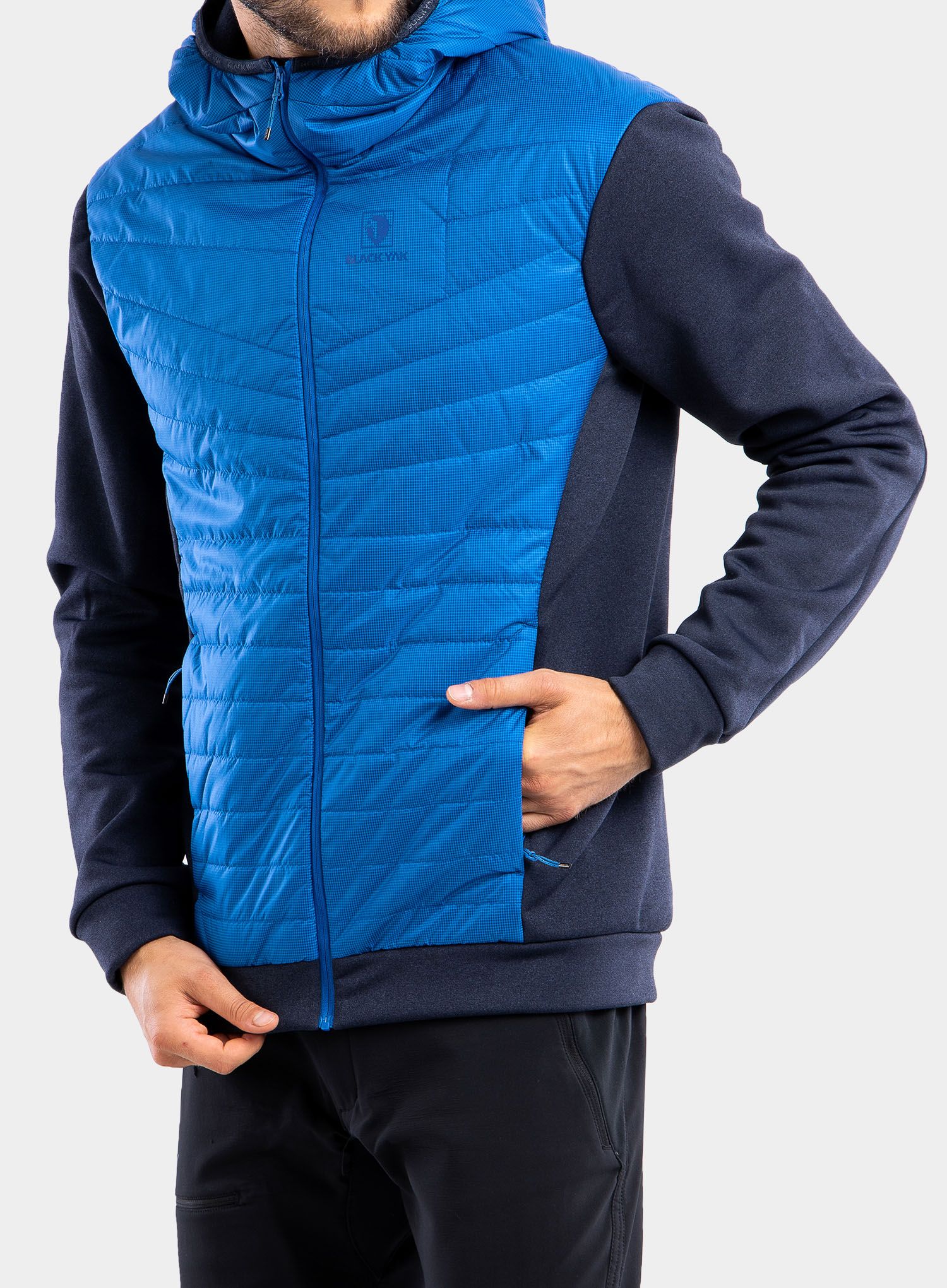 Хибридно яке BlackYak Burlina Hoody - snorkel blue