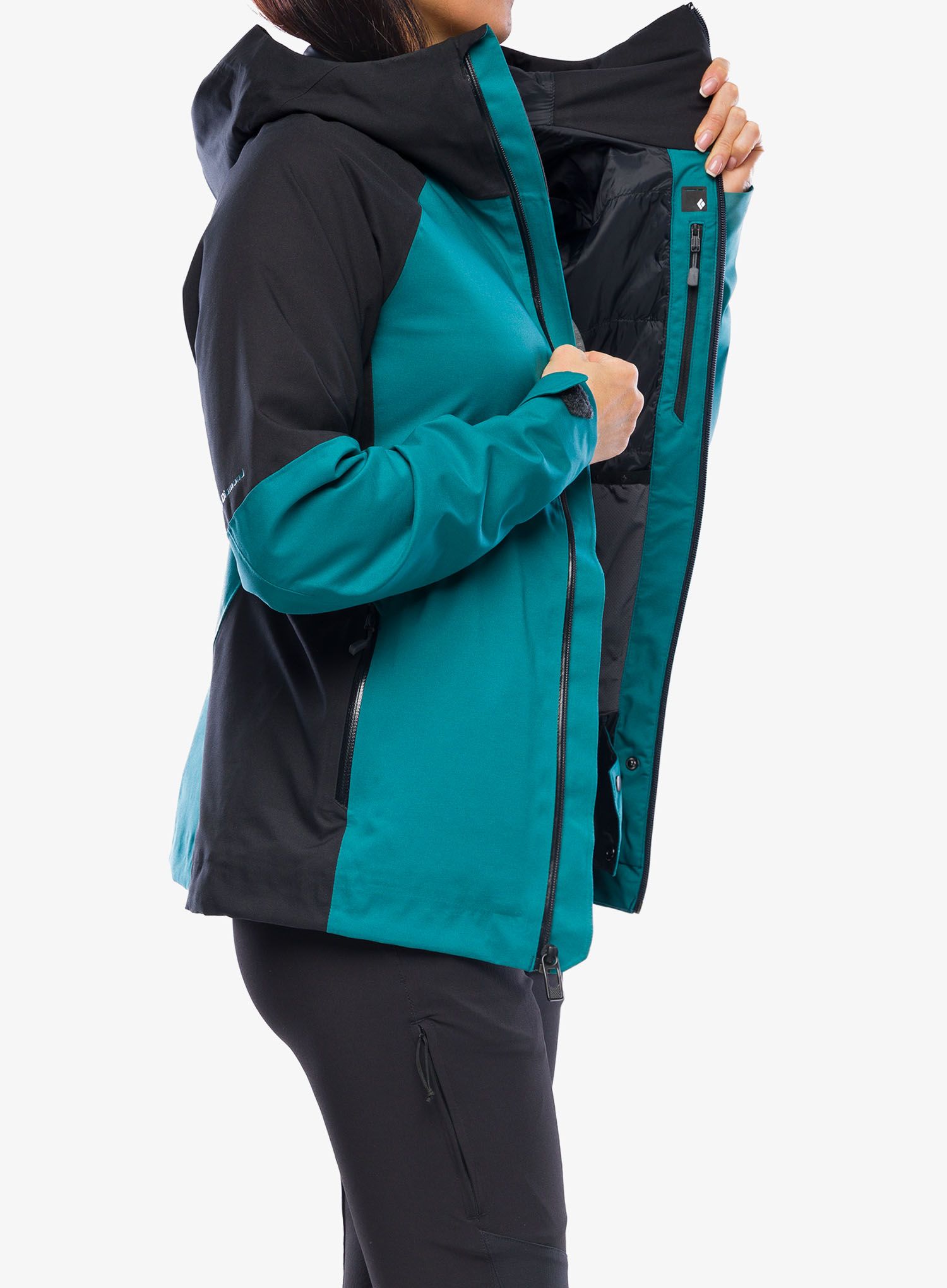 Дамско яке Black Diamond BoundaryLine Insulated Jacket - sea pine/black