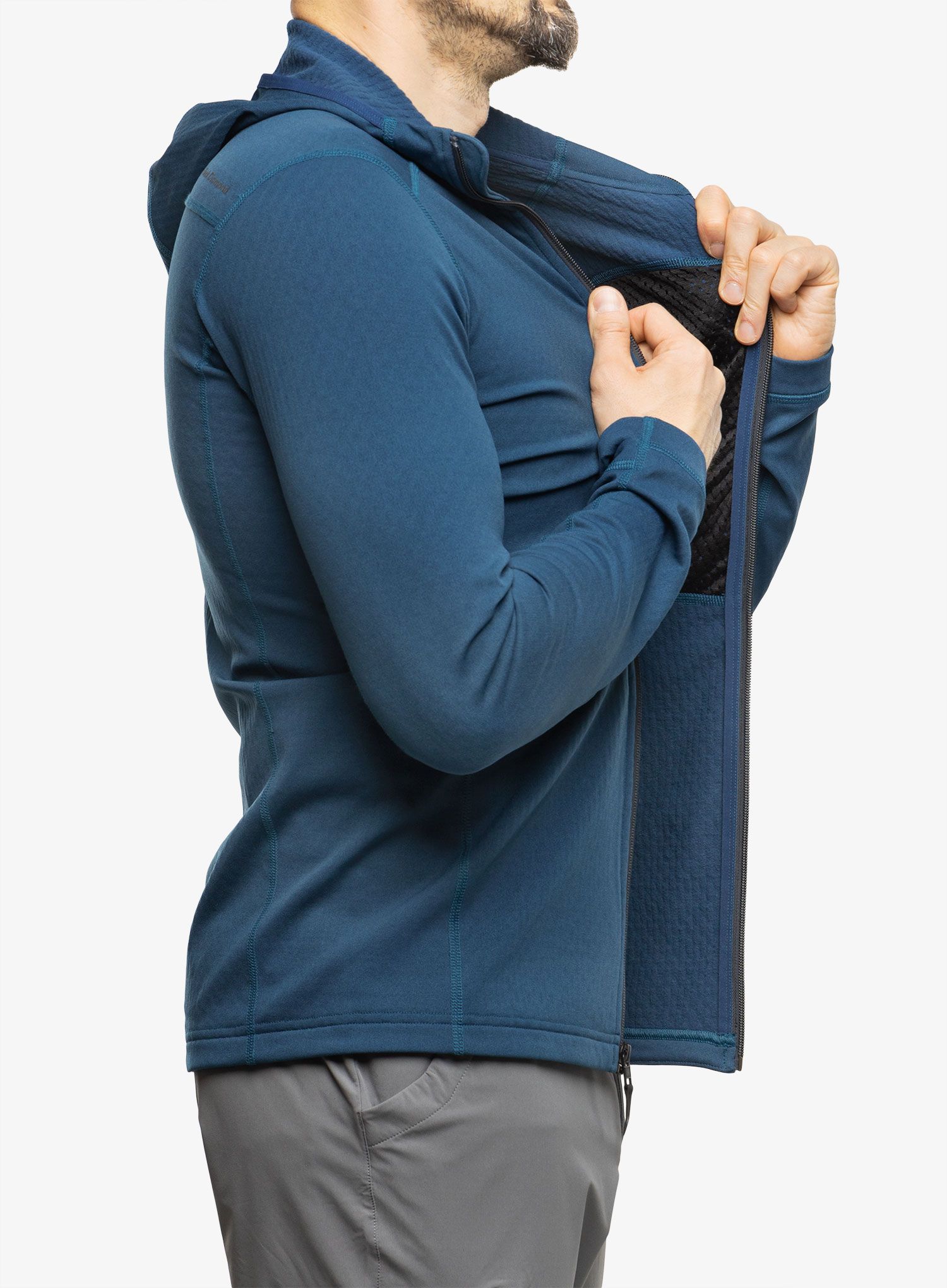 Суичър с качулка Black Diamond Coefficient Fleece Hoody - azurite
