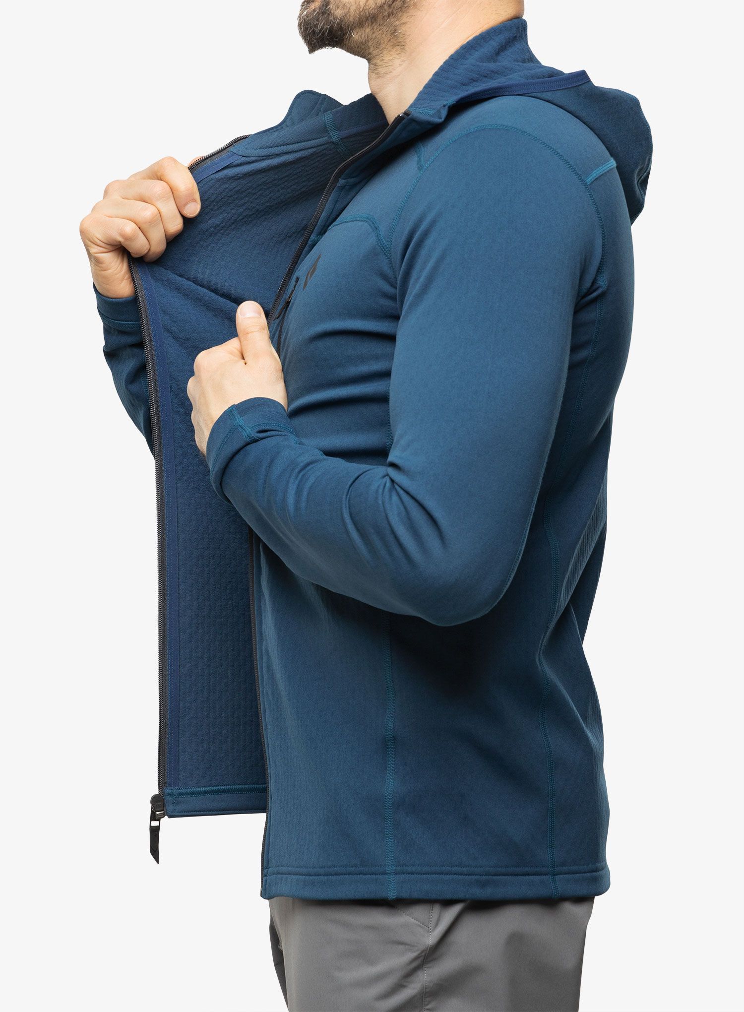 Суичър с качулка Black Diamond Coefficient Fleece Hoody - azurite