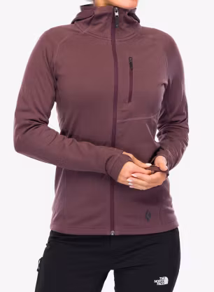 Дамски поларен суичър Black Diamond Coefficient Hoody - fig