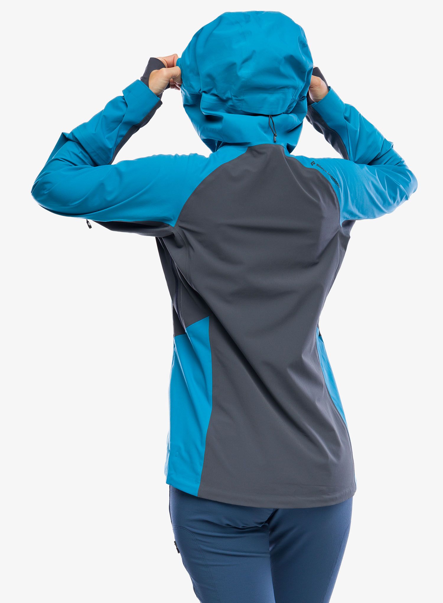 Дамско яке Black Diamond Dawn Patrol Hybrid Shell - azul