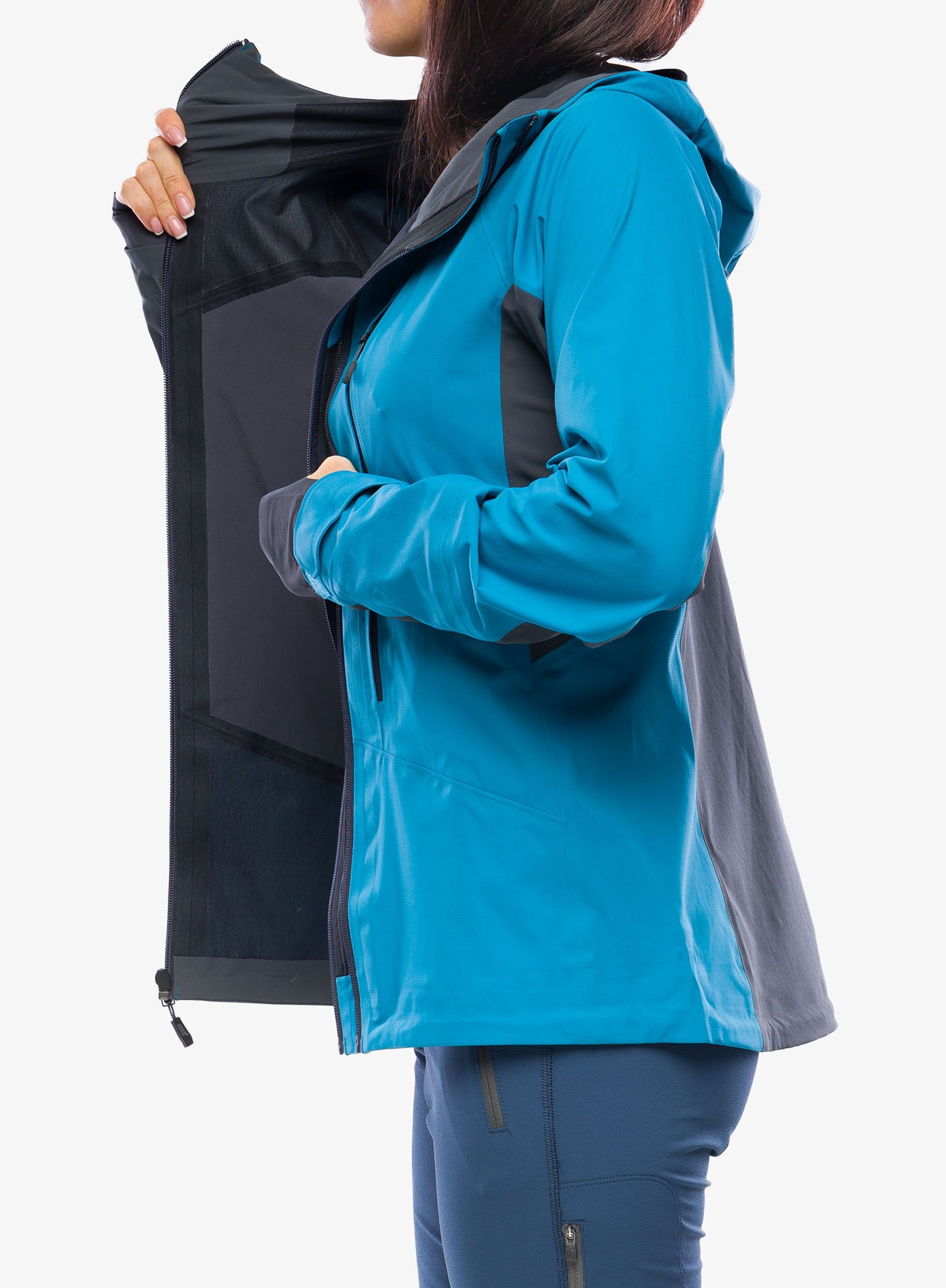 Дамско яке Black Diamond Dawn Patrol Hybrid Shell - azul