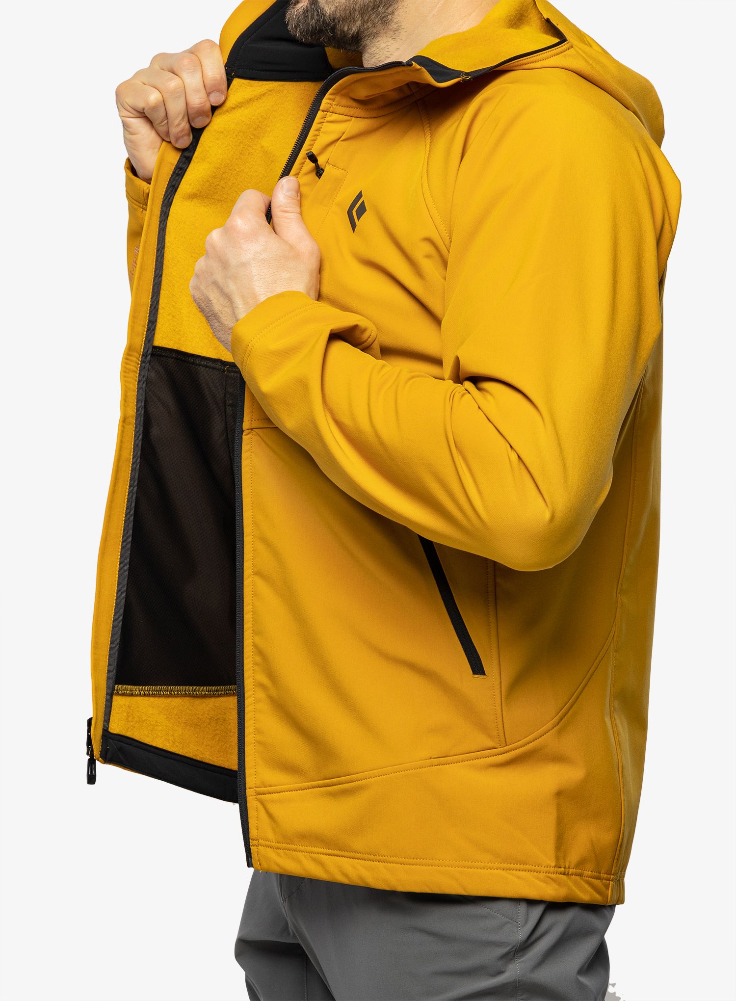 Яке cофтшел Black Diamond Element Hoody - amber