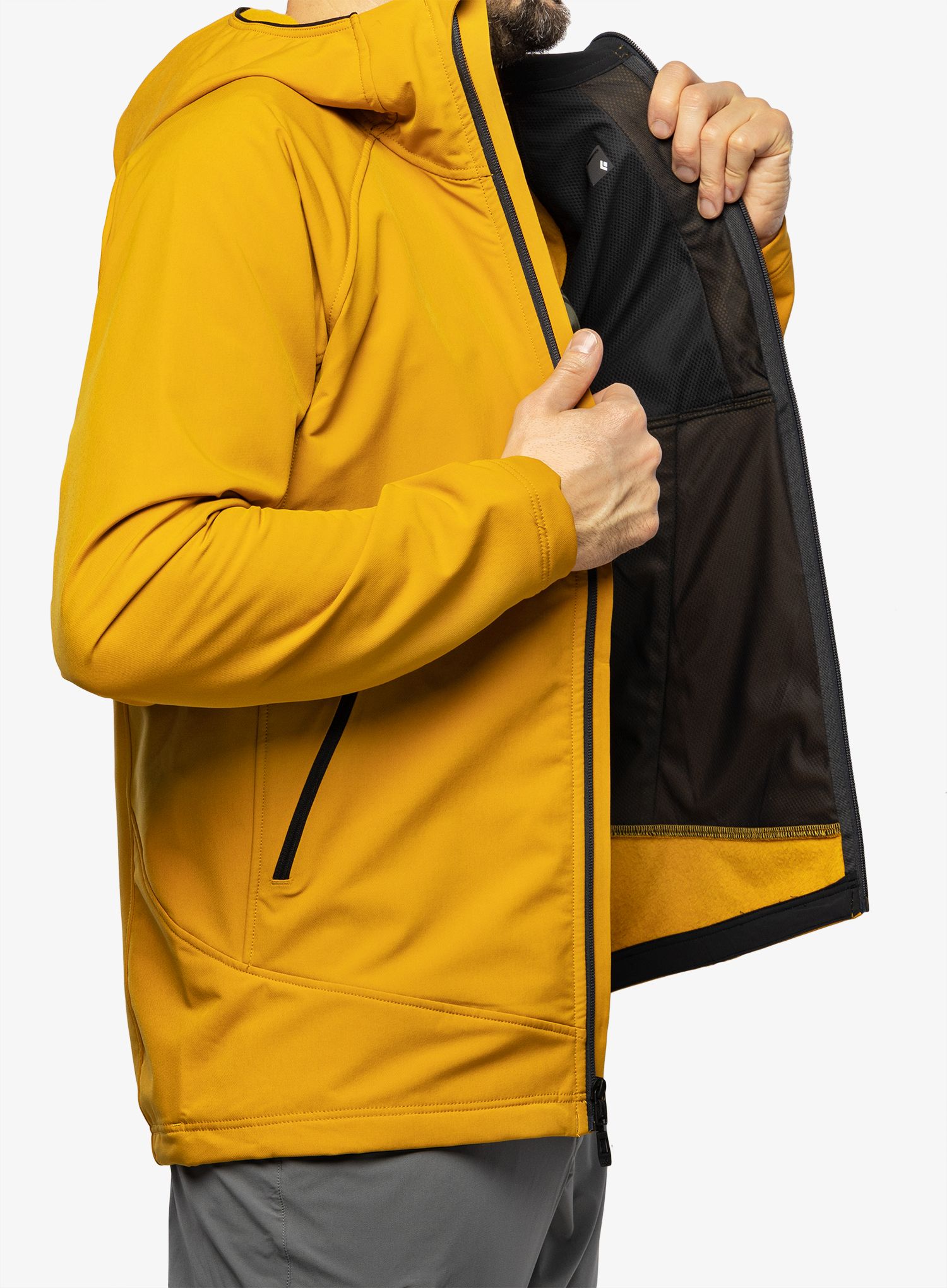 Яке cофтшел Black Diamond Element Hoody - amber