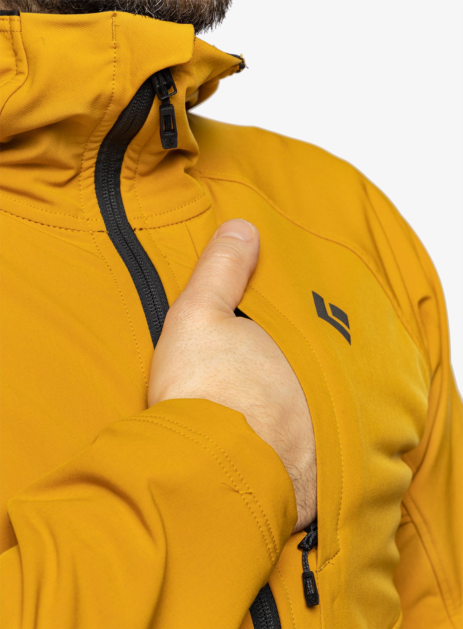Яке cофтшел Black Diamond Element Hoody - amber