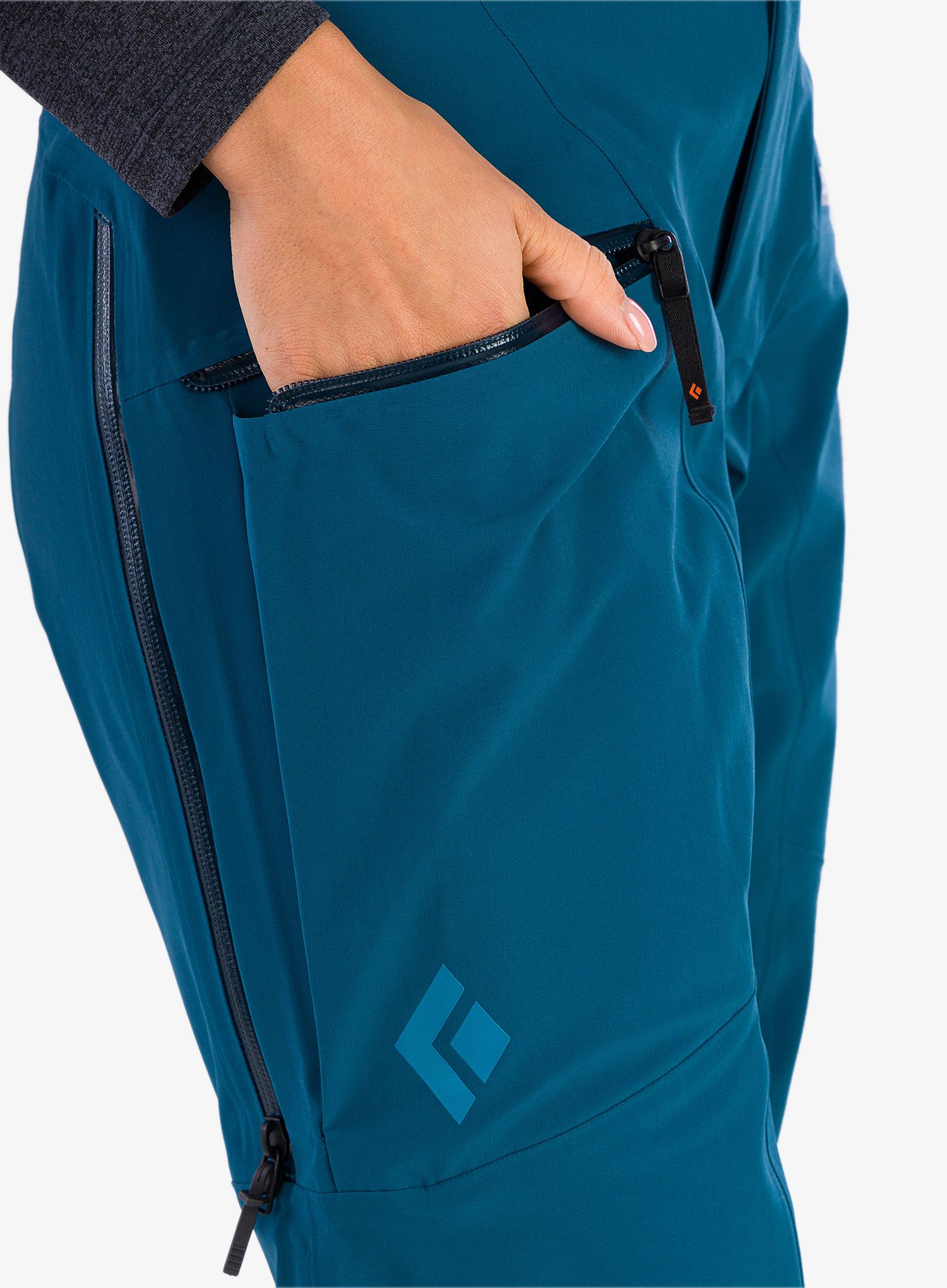 Дамски скиорски панталони Black Diamond Recon Stretch Ski Pants - azurite