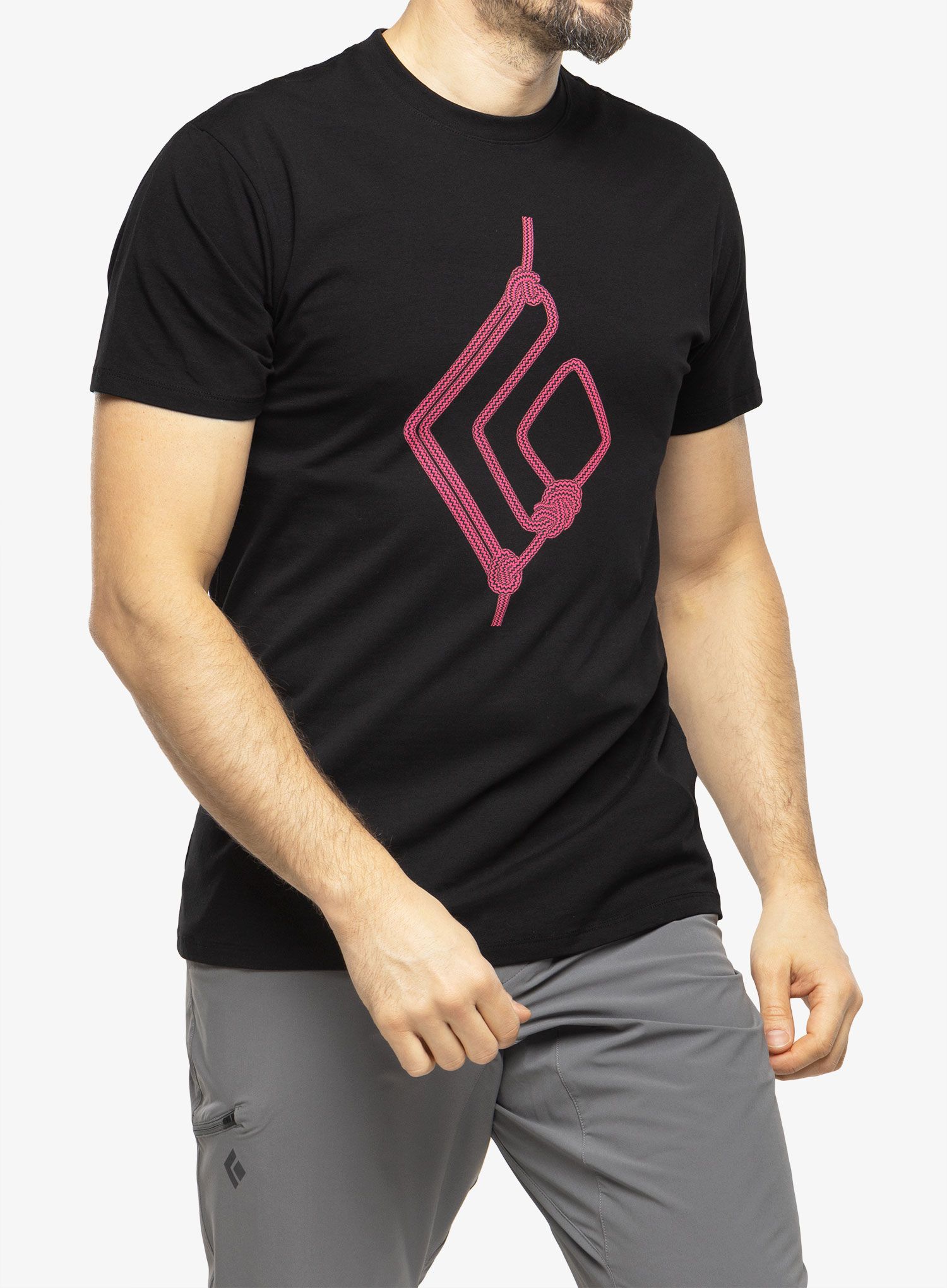 Тениска Black Diamond Rope Diamond Tee - black