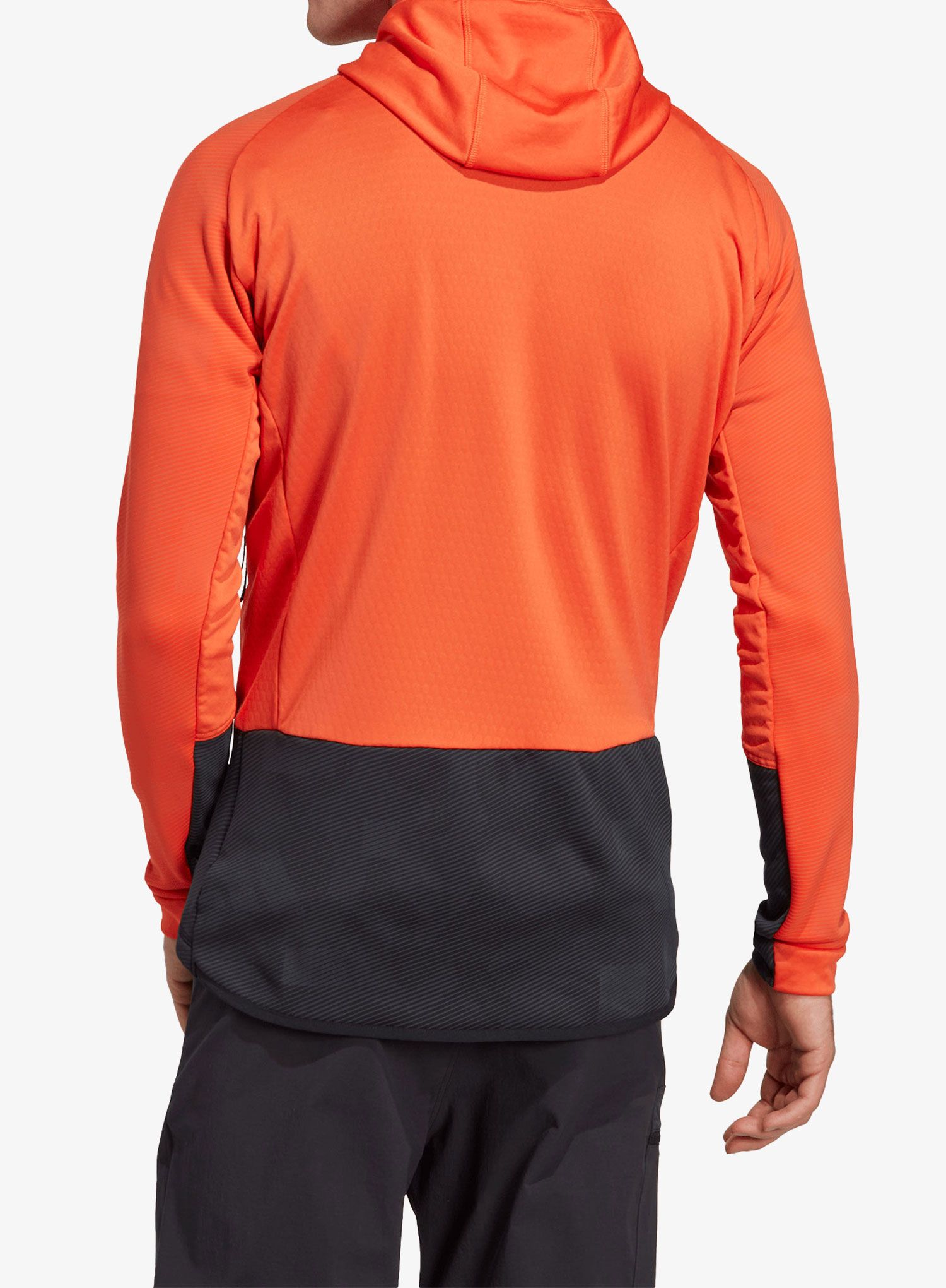 Суичър adidas TERREX Tech Flooce Hooded - semi impact orange