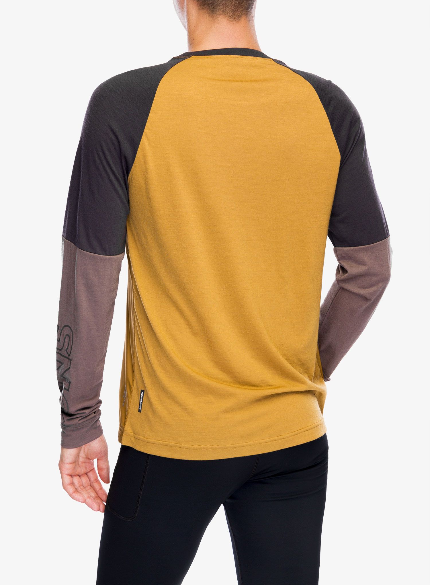 Велосипеден суичър Mons Royale Tarn Merino Shift Wind Jersey - cumin dust