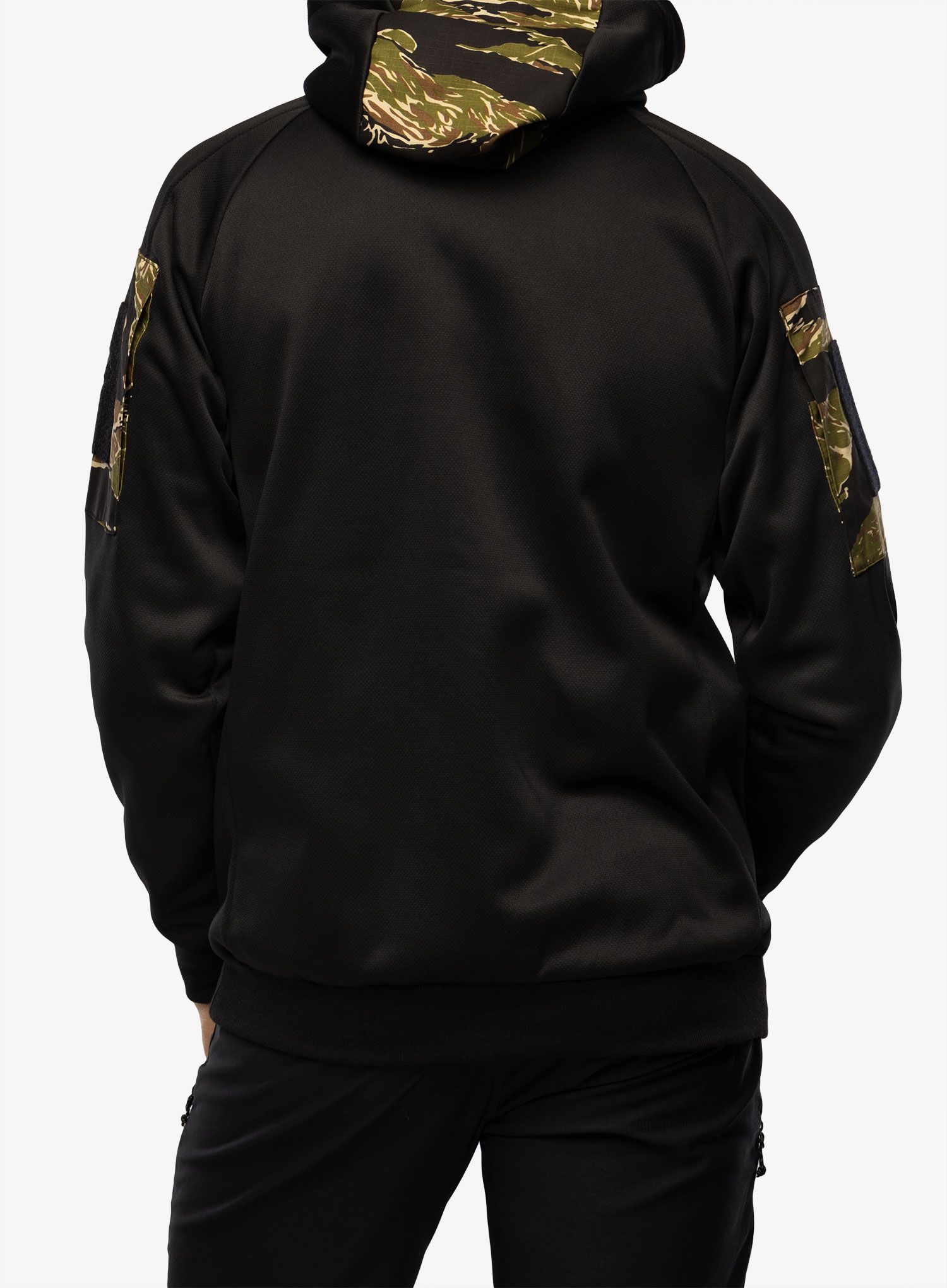 Суичър с качулка Helikon-Tex Rouge Hoodie Full Zip - black/tiger stripe