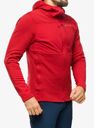 Суичър с качулка Montane Fury XT Hoodie - acer red