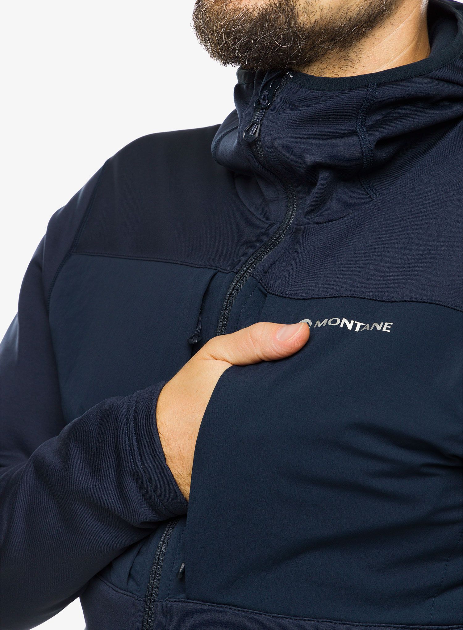 Суичър с качулка Montane Fury XT Hoodie - eclipse blue