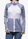 Дамски суичър с качулка adidas TERREX Tech Flooce Hooded - silver dawn/silver violet