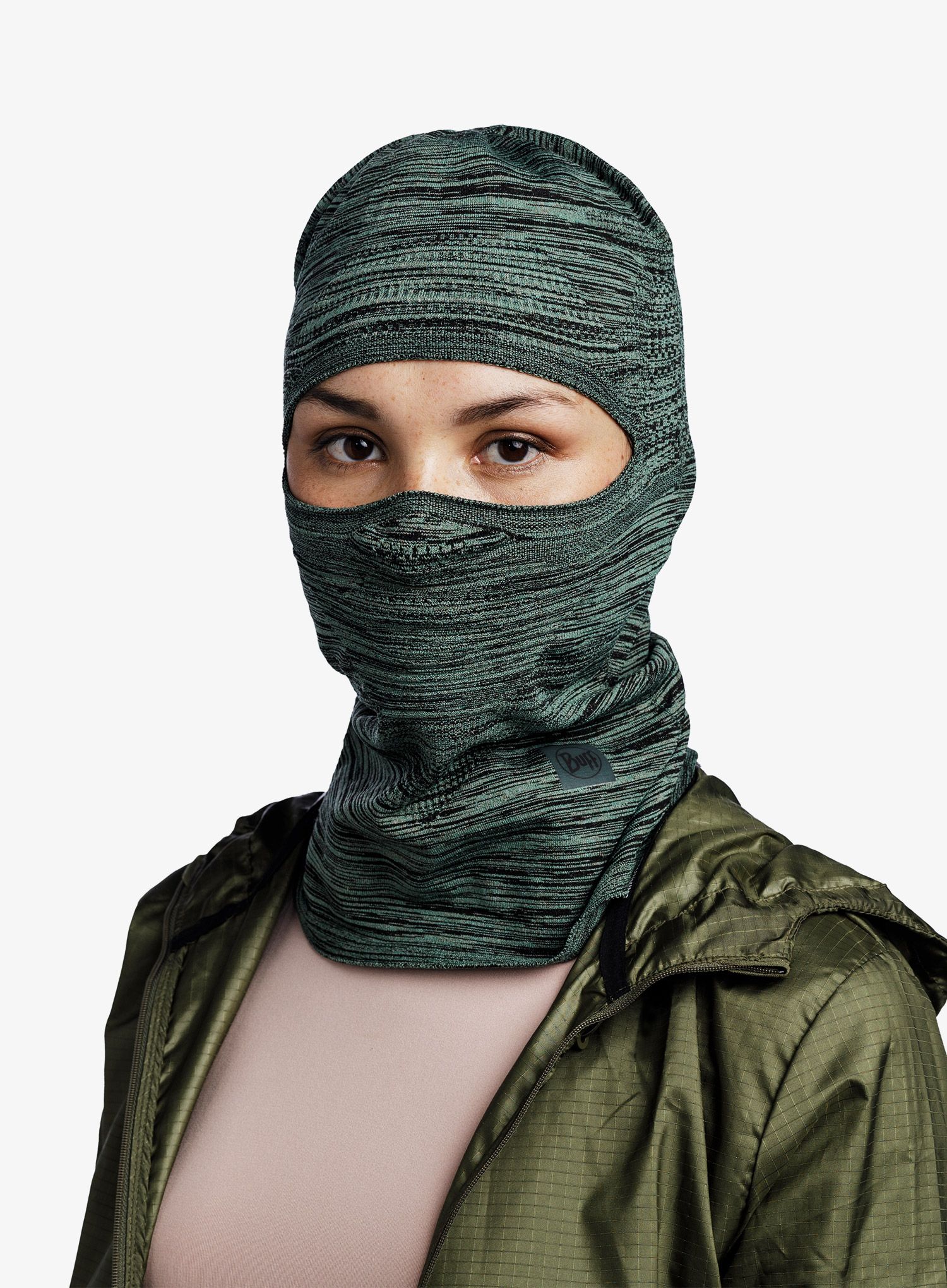 Маска за глава Buff Dryflx Pro Balaclava jade