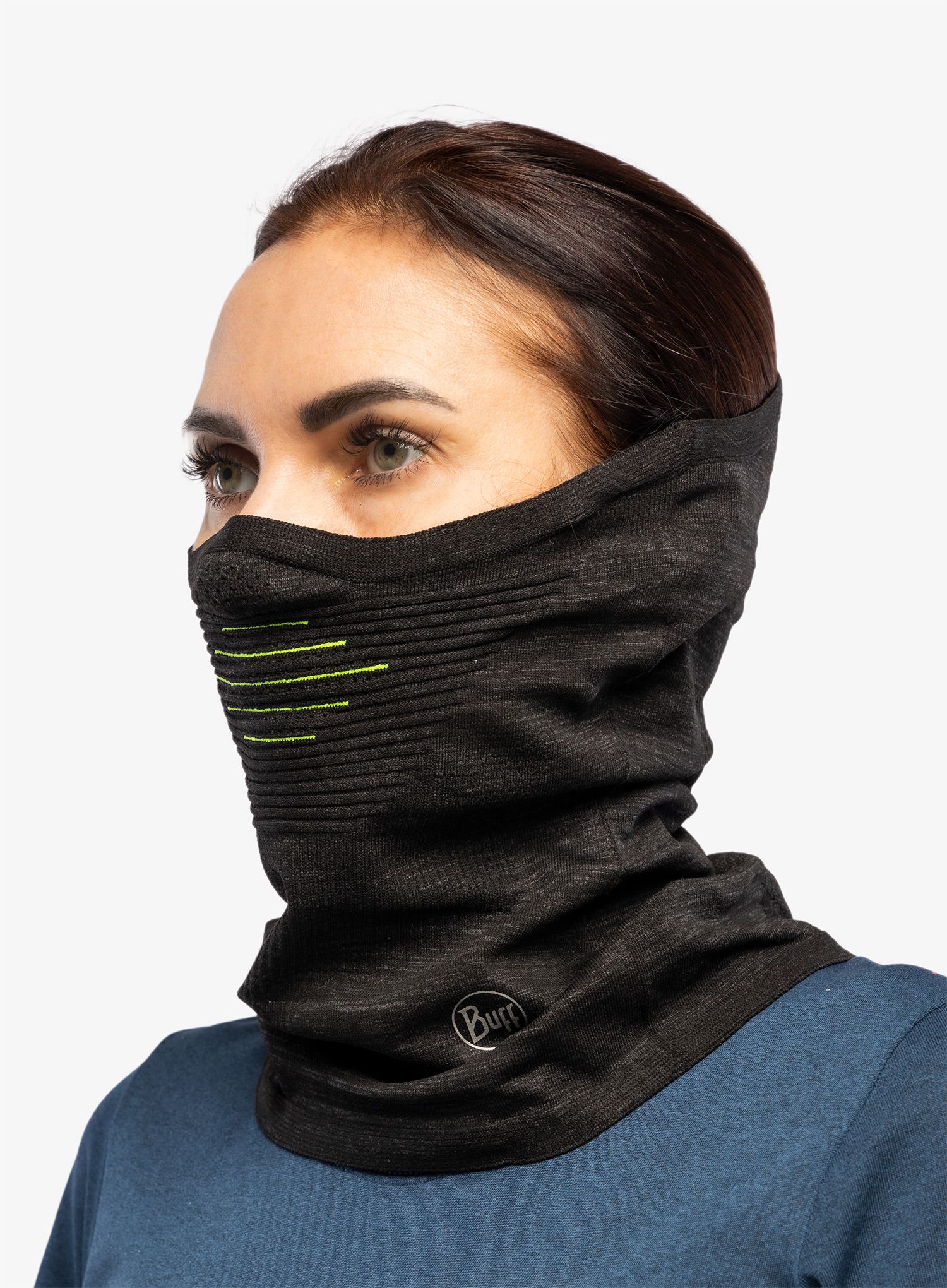 Бандана Buff Dryflx+ Neckwarmer - black