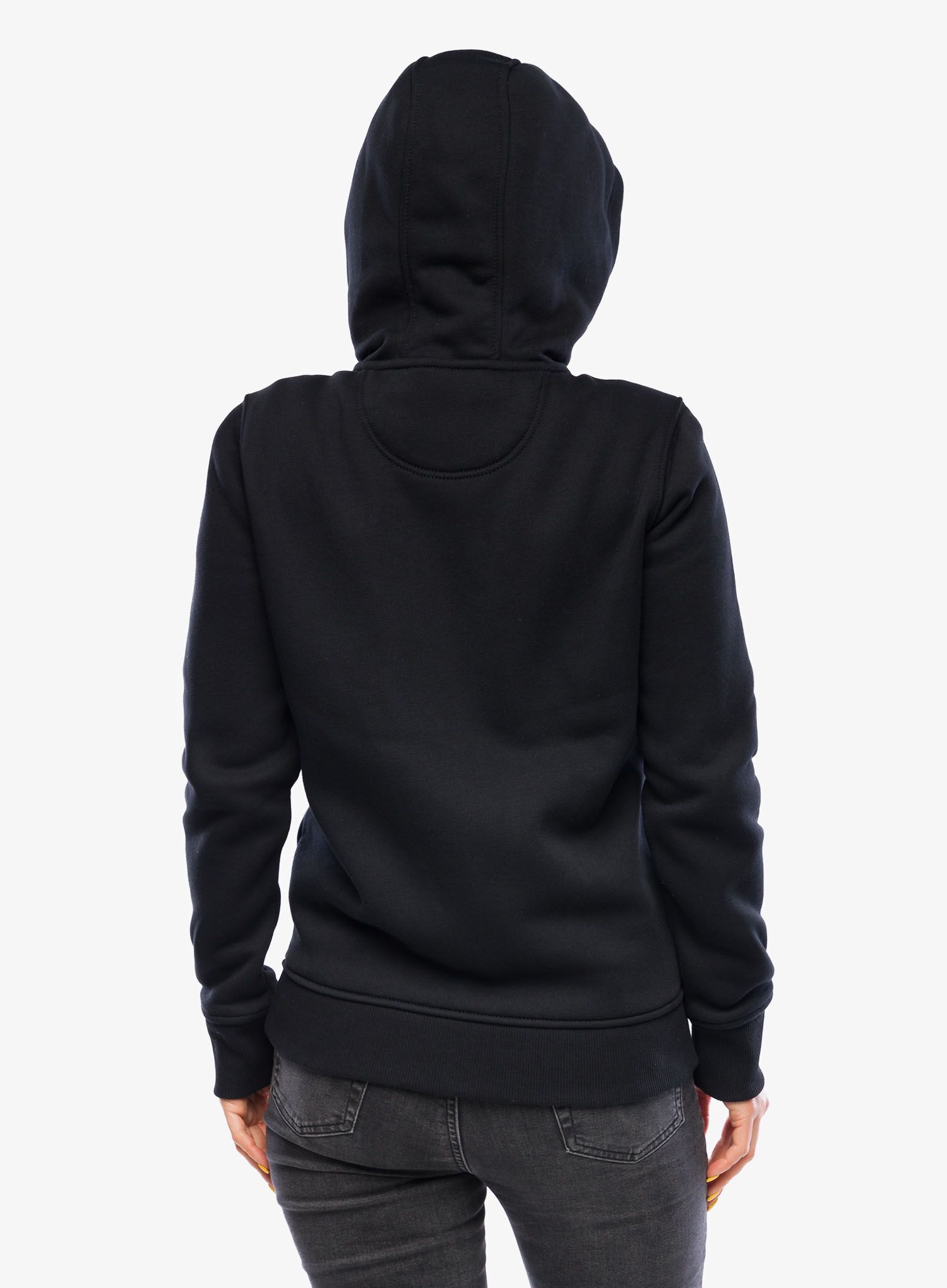Дамски cуичър с качулка Carhartt Clarksburg Zip Sweatshirt - black