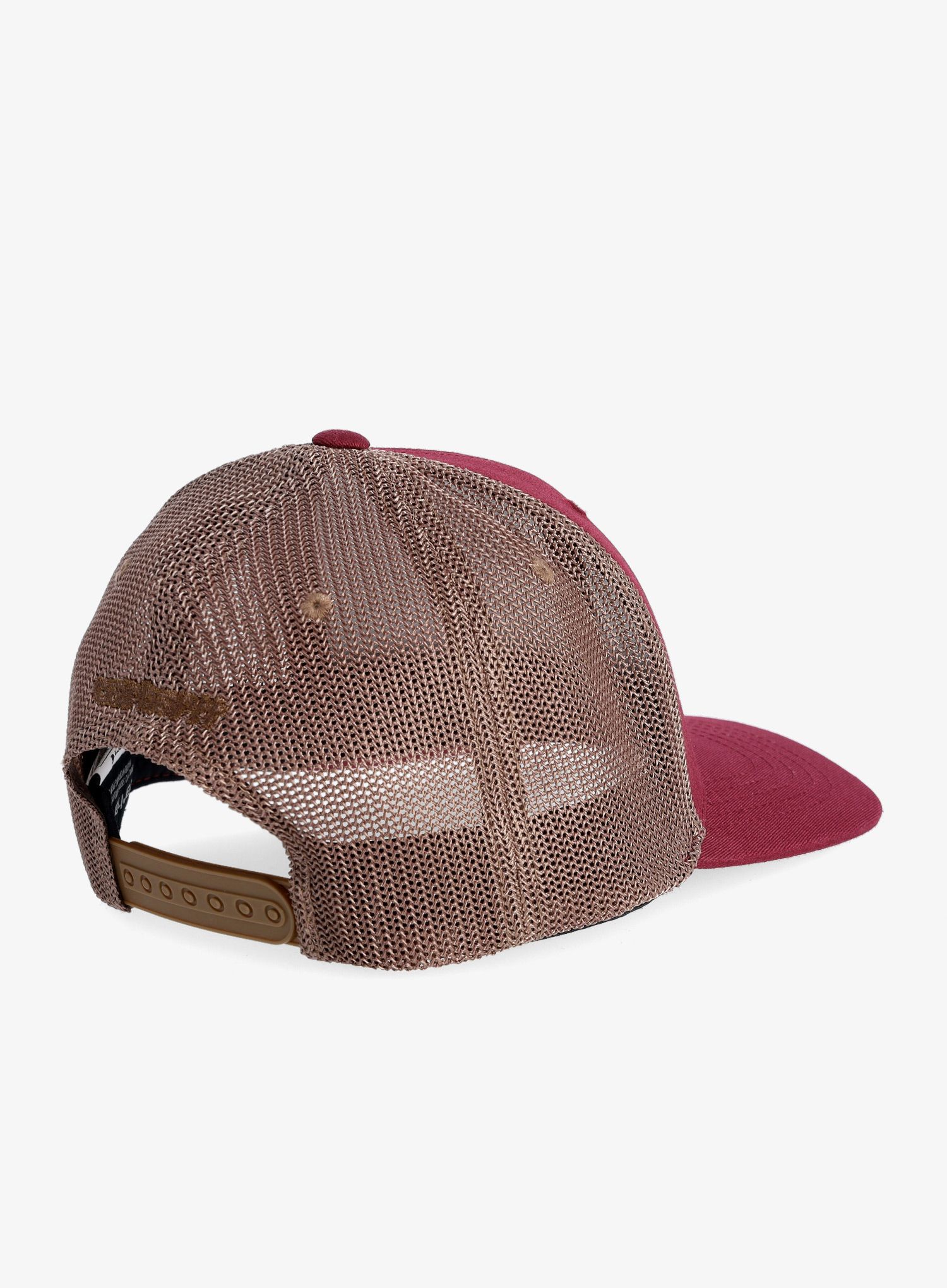 Шапка с козирка Carhartt Twill Mesh-Back Logo Patch Cap - red carnation
