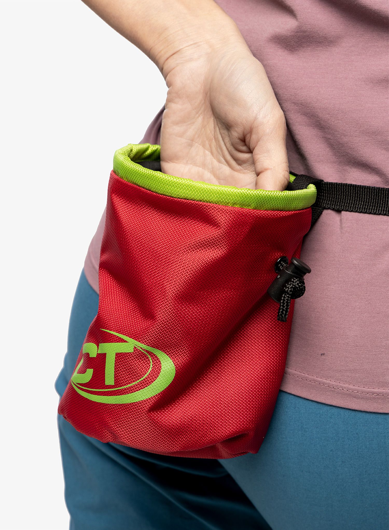 Торбичка за магнезий Climbing Technology Cylinder - pink