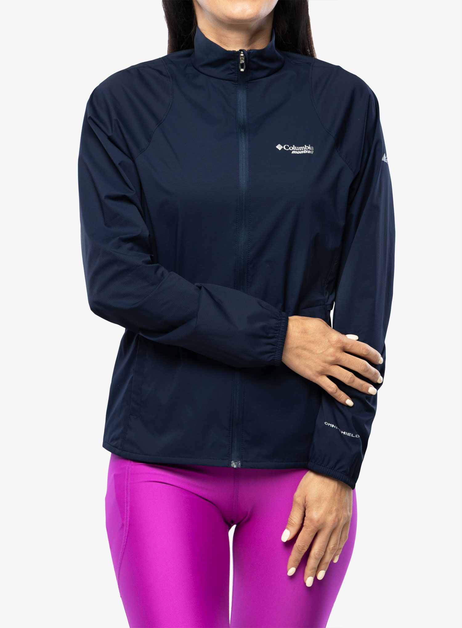 Дамско яке Columbia Endless Trail Wind Shell - collegiate navy