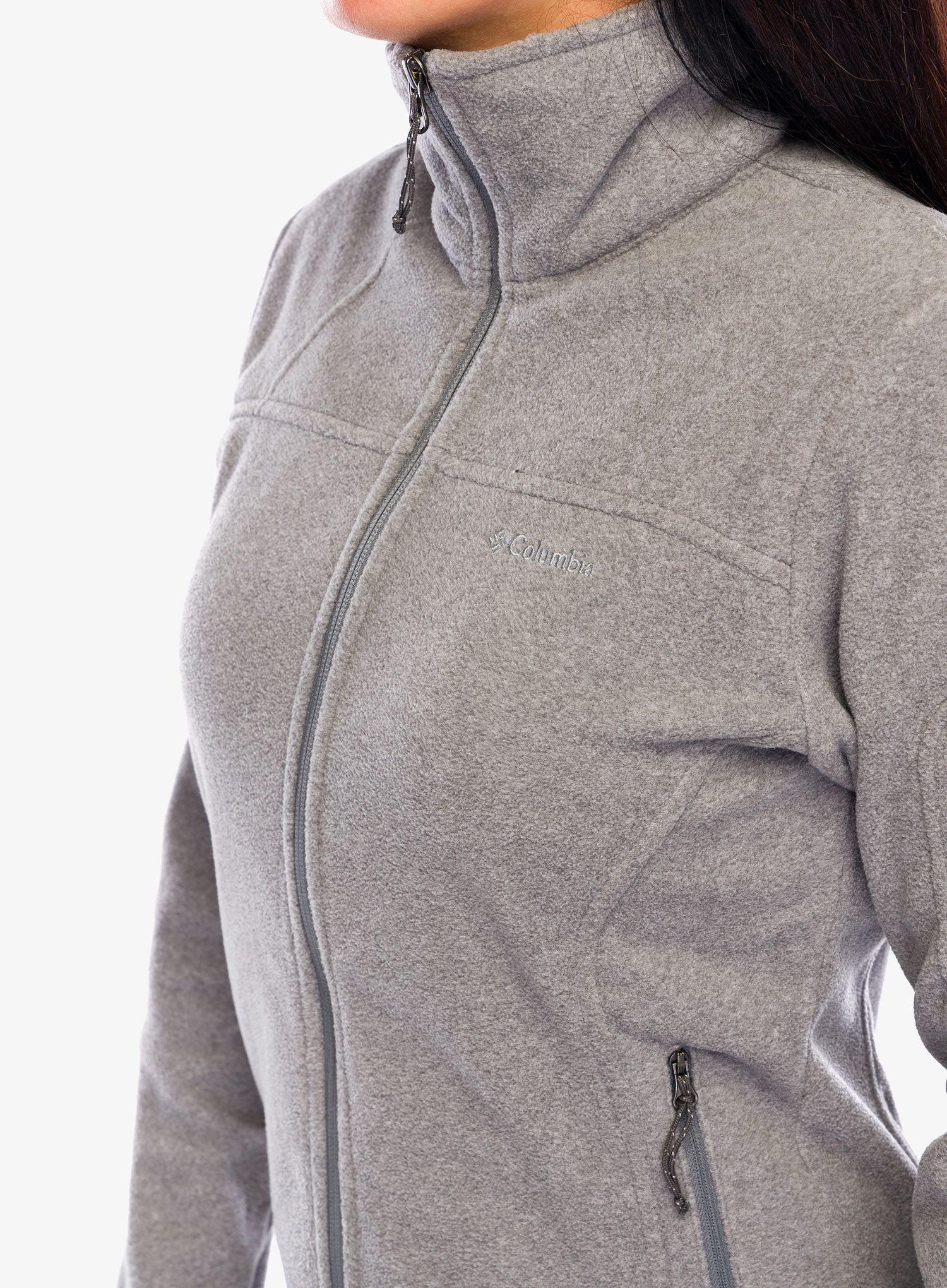 Дамски полар Columbia Fast Trek II Jacket - city grey heather/city grey