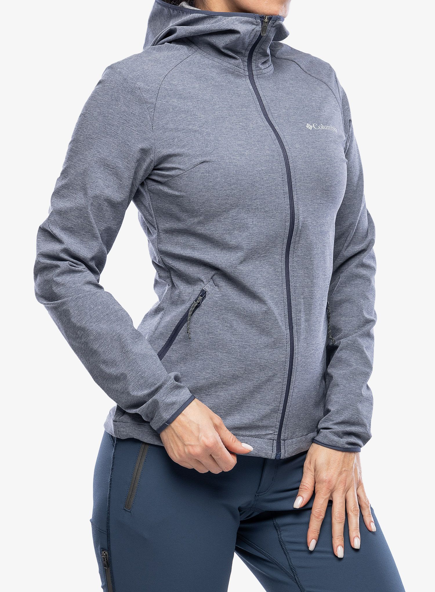 Дамско яке cофтшел Columbia Heather Canyon Softshell - nocturnal heather