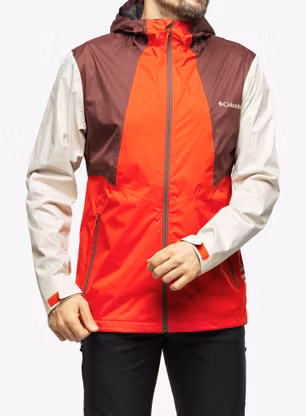 Водоустойчиво яке Columbia Inner Limits II Jacket - spicy/light raisin/chalk