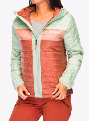 Дамско изолирано яке Cotopaxi Capa Insulated Hooded Jacket - green tea/faded brick