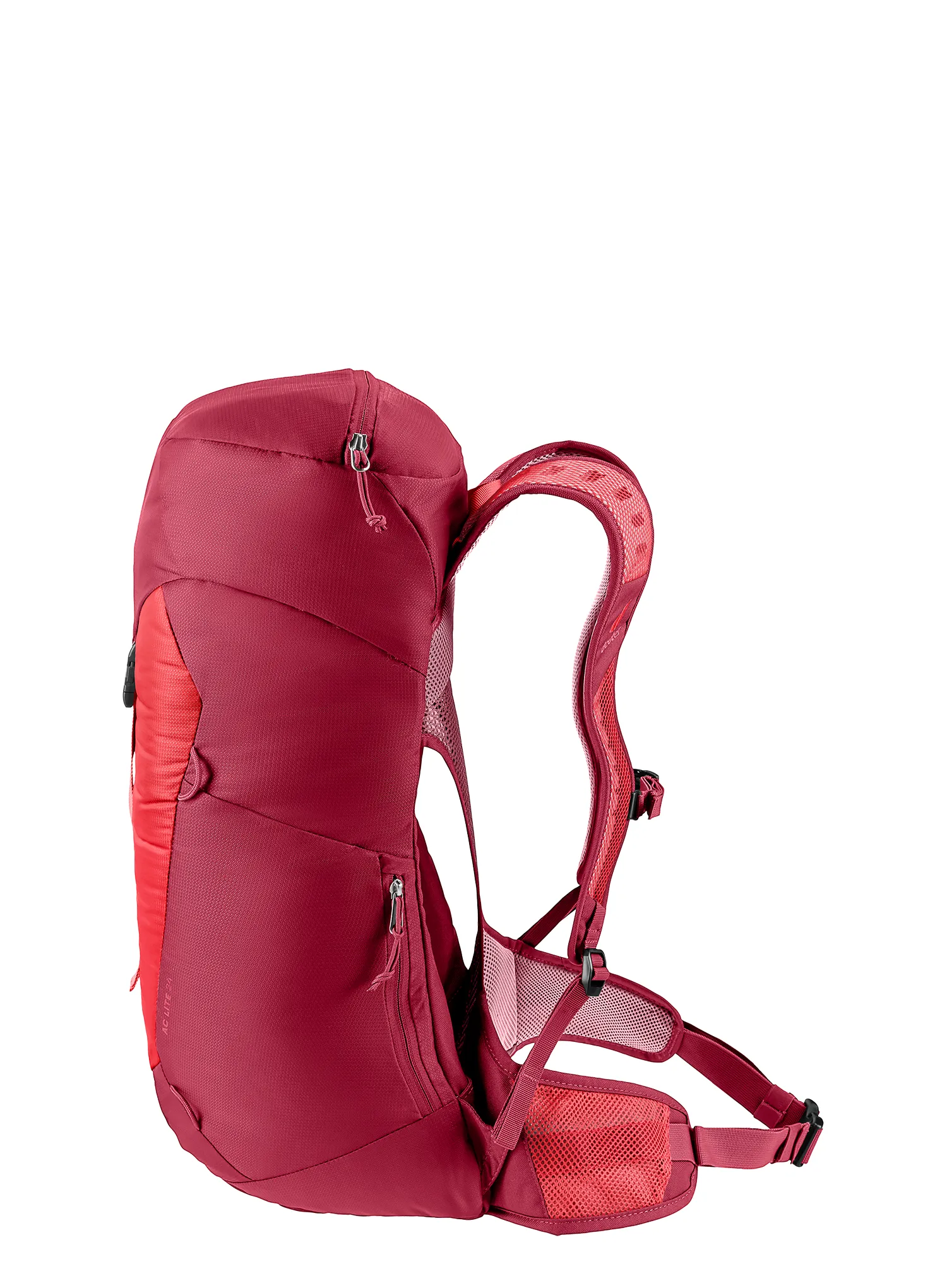 Раница с дистанционна мрежа Deuter AC Lite 24 - cherry/masala
