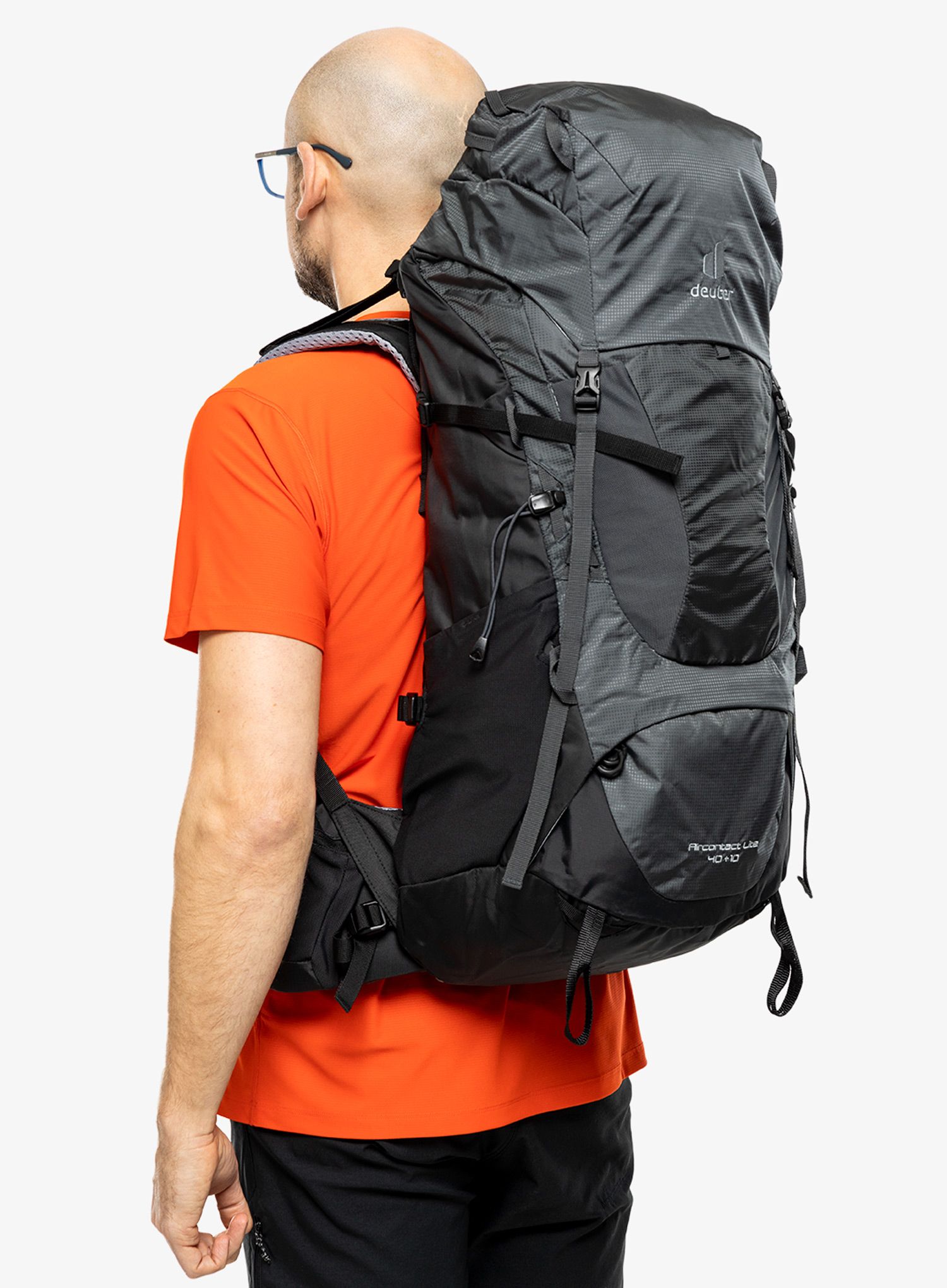 Трекинг раница Deuter Aircontact Lite 40 + 10 - black/graphite