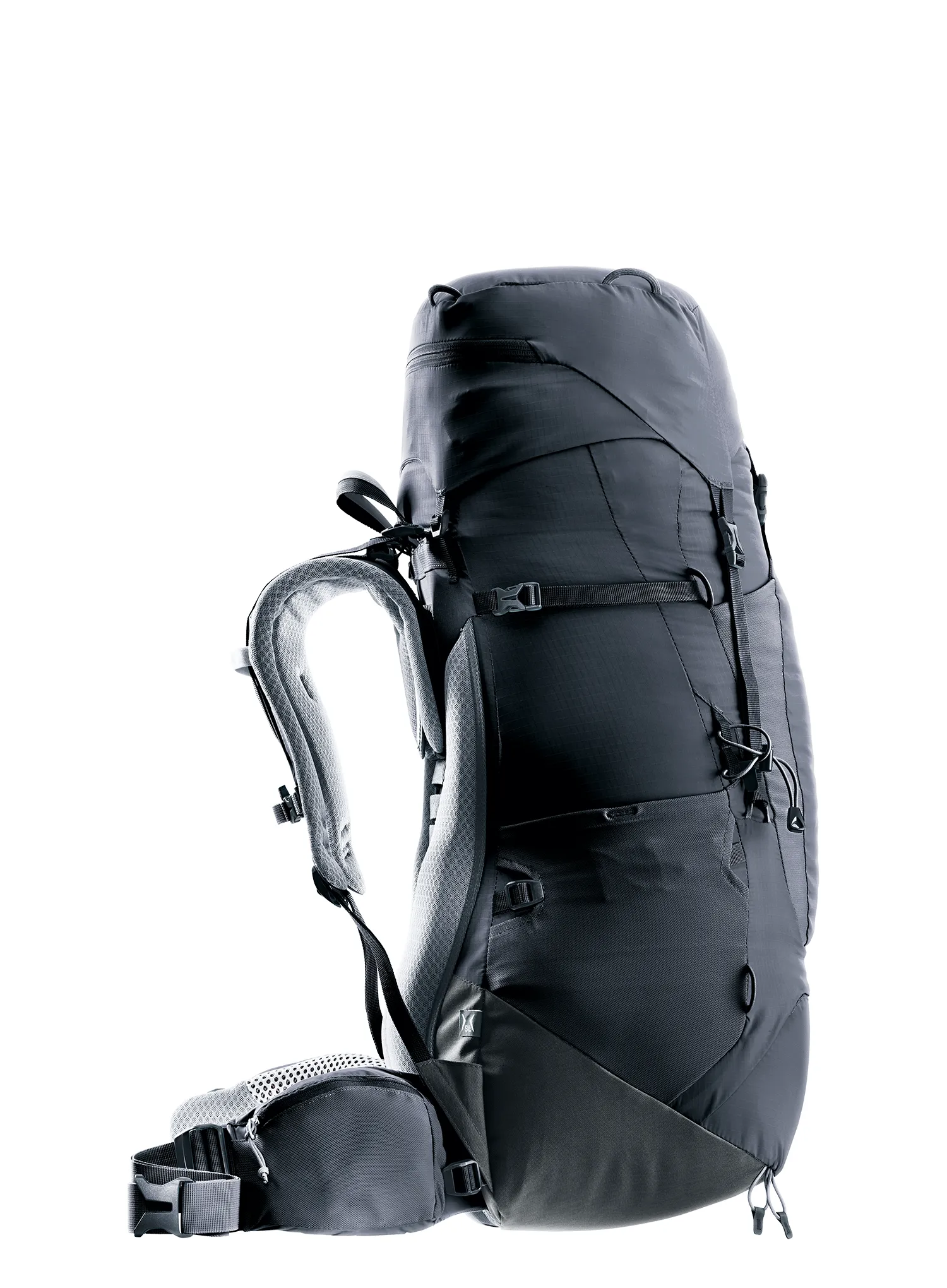 Дамска трекинг раница Deuter Aircontact Lite 45 + 10 SL - black/graphite