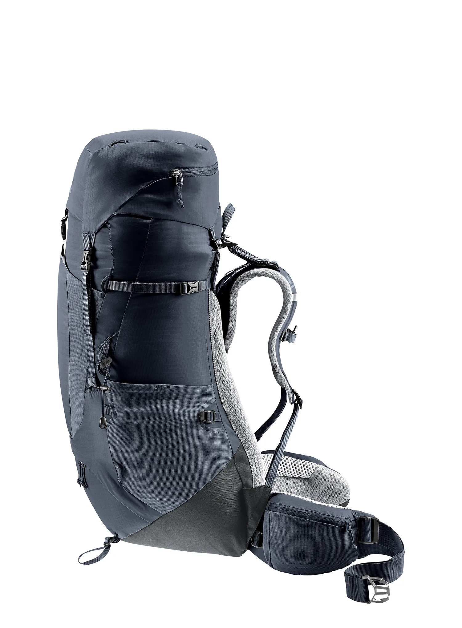 Дамска трекинг раница Deuter Aircontact Lite 45 + 10 SL - black/graphite