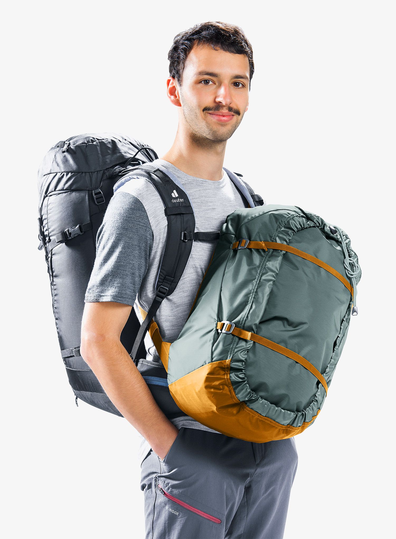 Чанта за въже с платнище Deuter Gravity Rope Bag - teal/cinnamon