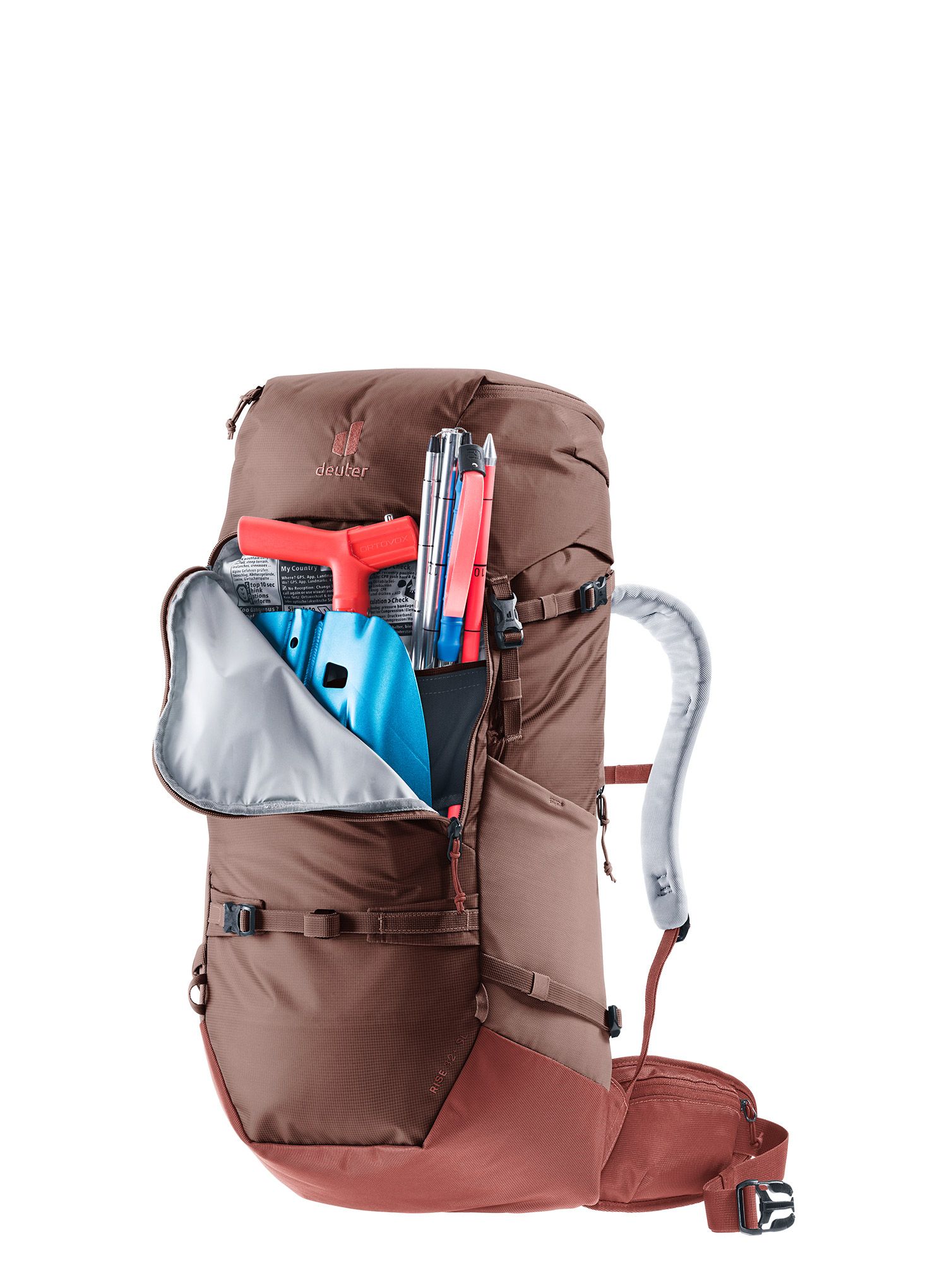 Дамска раница Deuter Rise 32+ SL - raisin/caspia