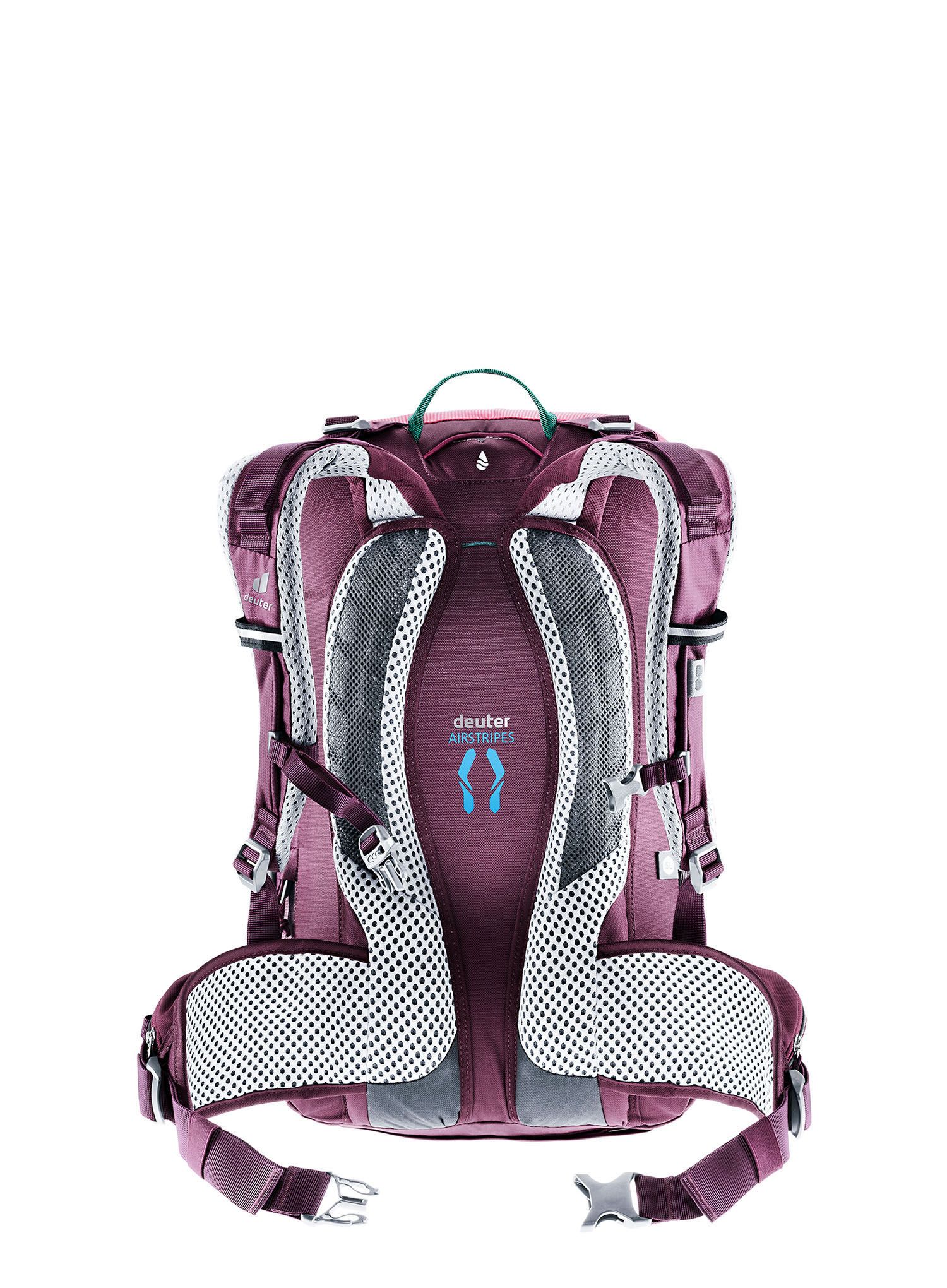 Дамска раница за велосипед Deuter Trans Alpine 28 SL - ruby/blackberry