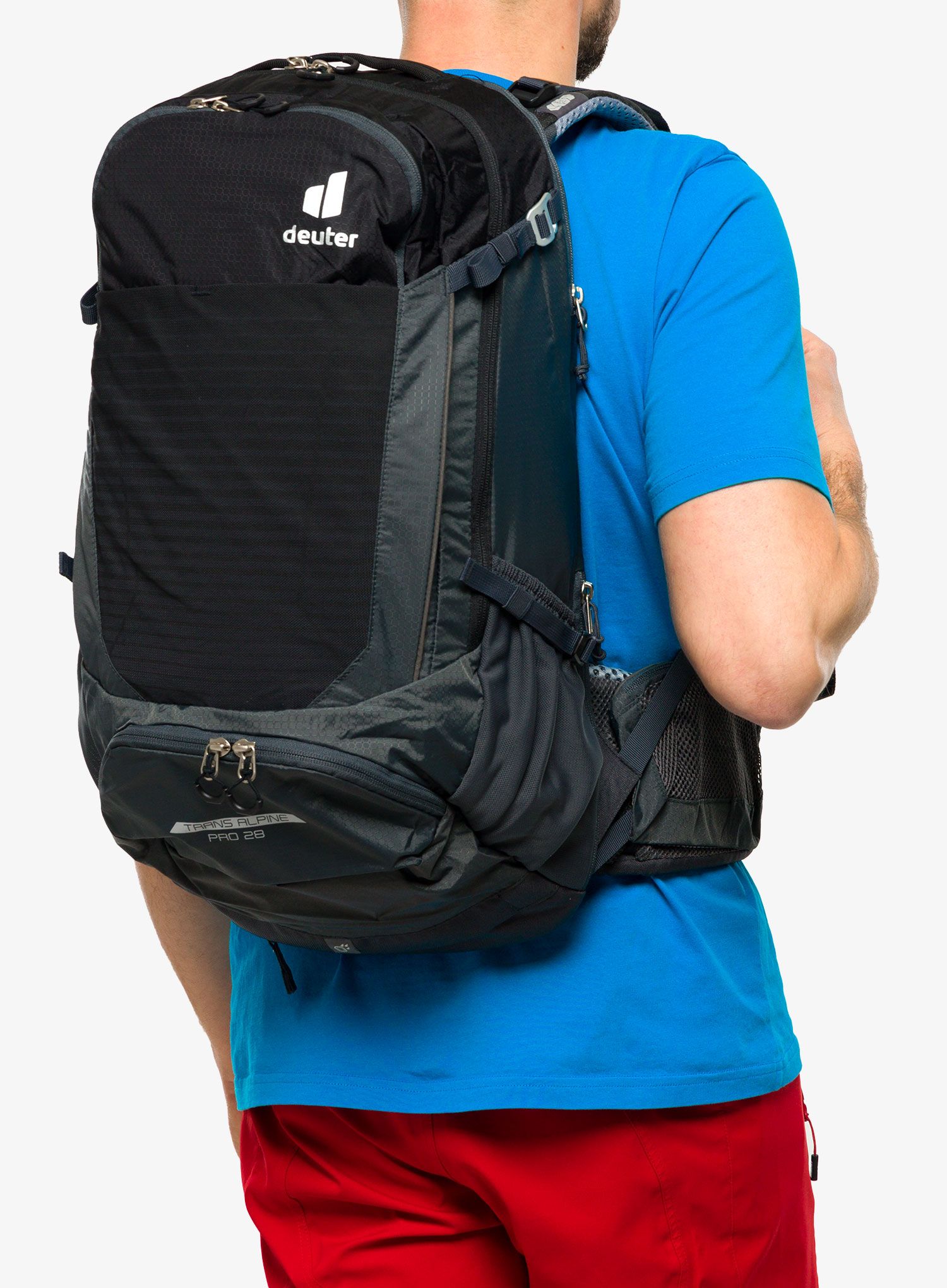 Велосипедна раница Deuter Trans Alpine Pro 28 - black/graphite