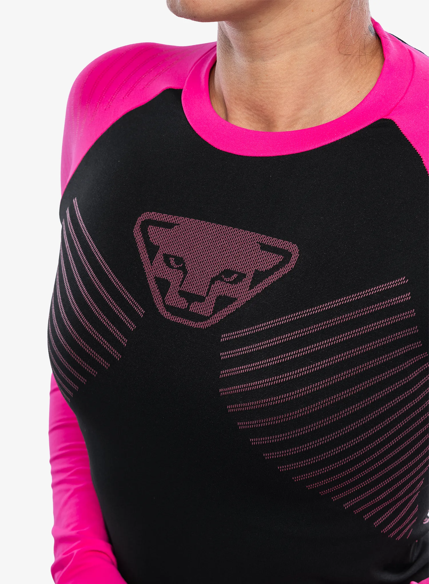 Дамски суичър Dynafit Speed Dryarn Longsleeve Tee - pink glo