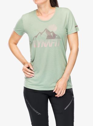 Дамска бързосъхнеща тениска Dynafit Transalper Graphic S/S Tee - sage