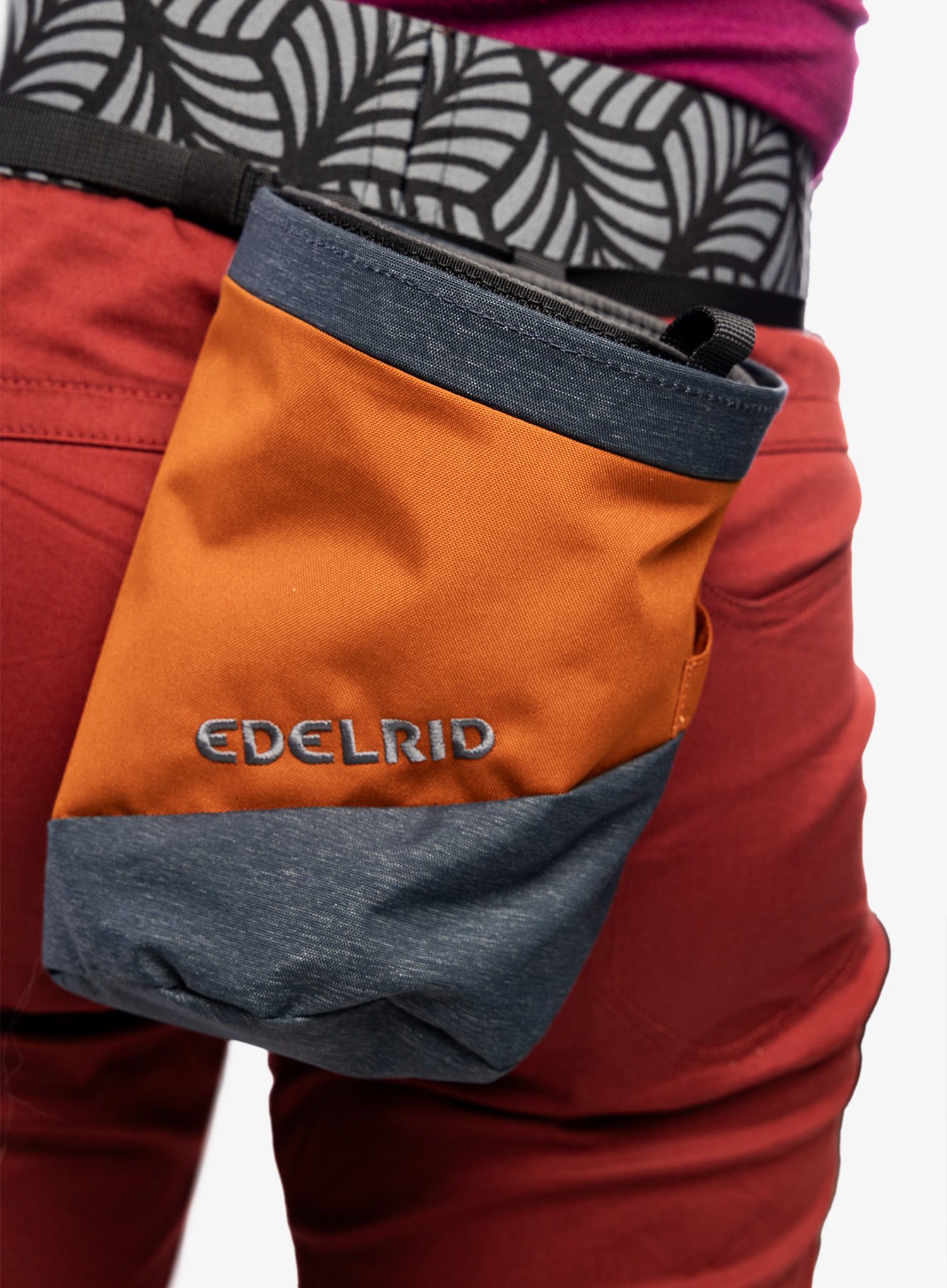 Торбичка за магнезий Edelrid Chalk Bag Splitter Twist - safran