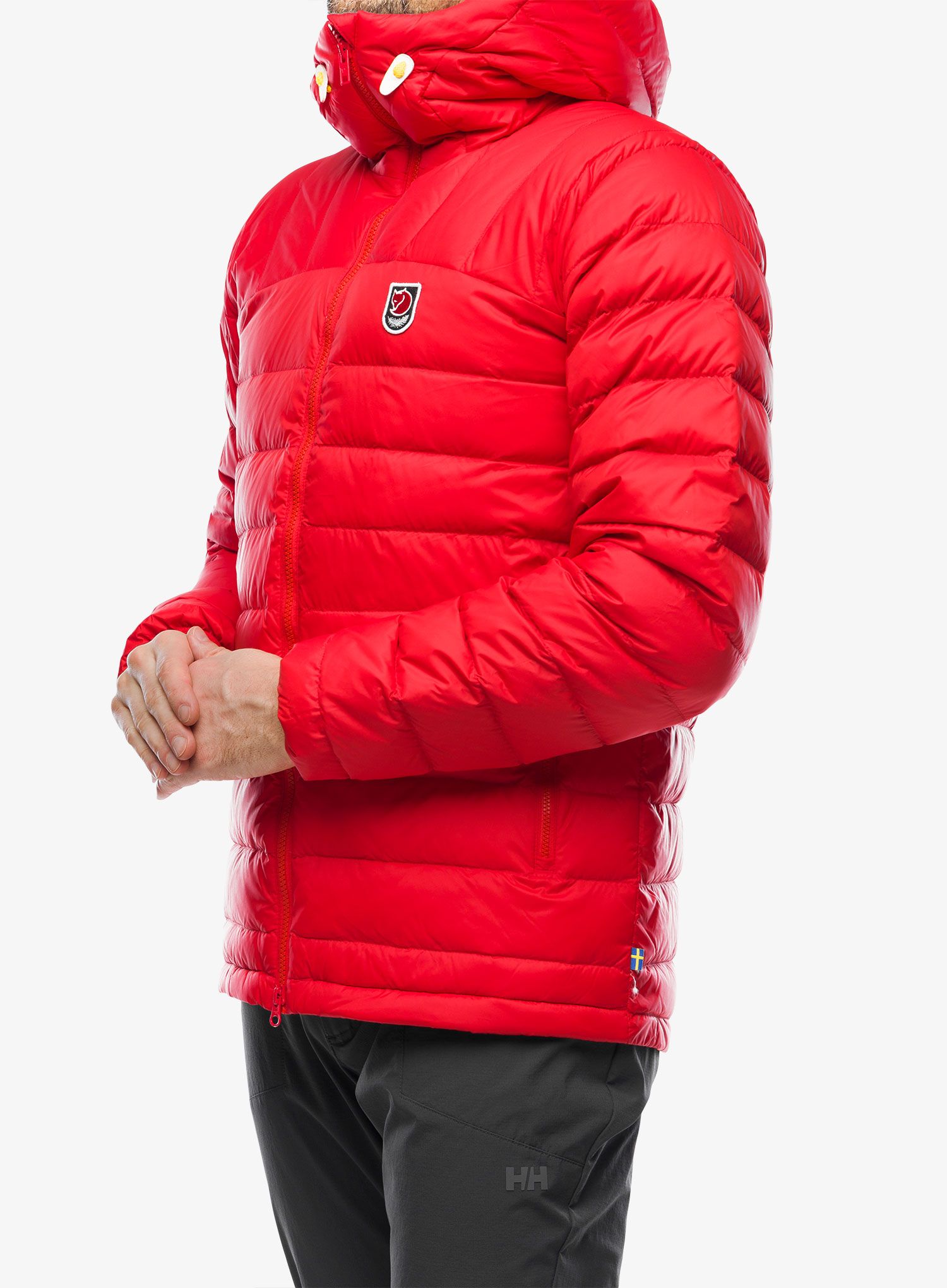 Пухено яке Fjallraven Expedition Pack Down Hoodie - true red